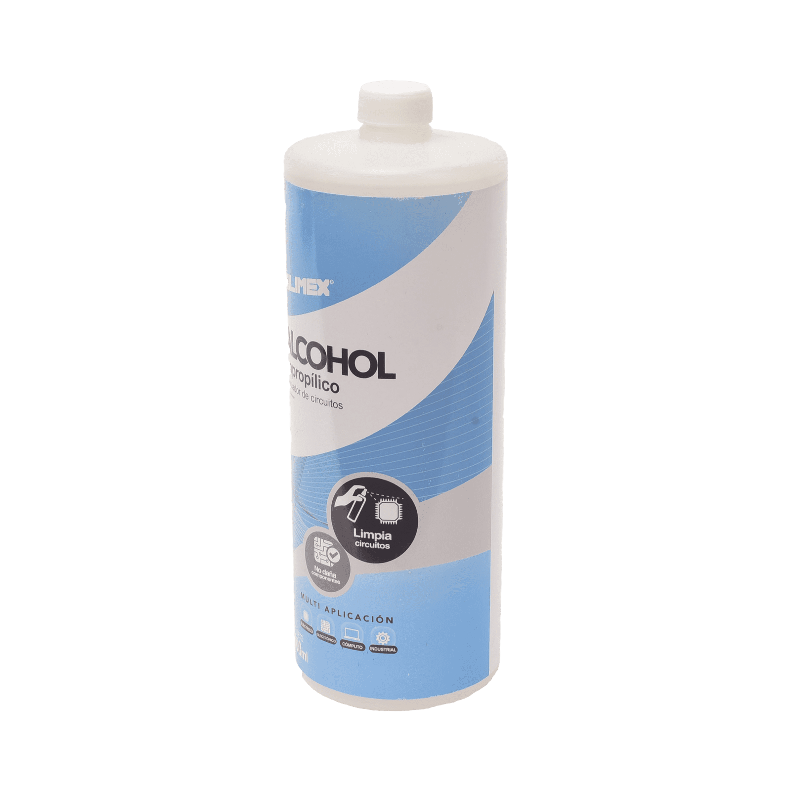 Alcohol Isopropilico para limpieza de equipos de vídeo, fibra óptica, cómputo, y equipo telefónico 1000 mL ALCOHOL - SILIMEX