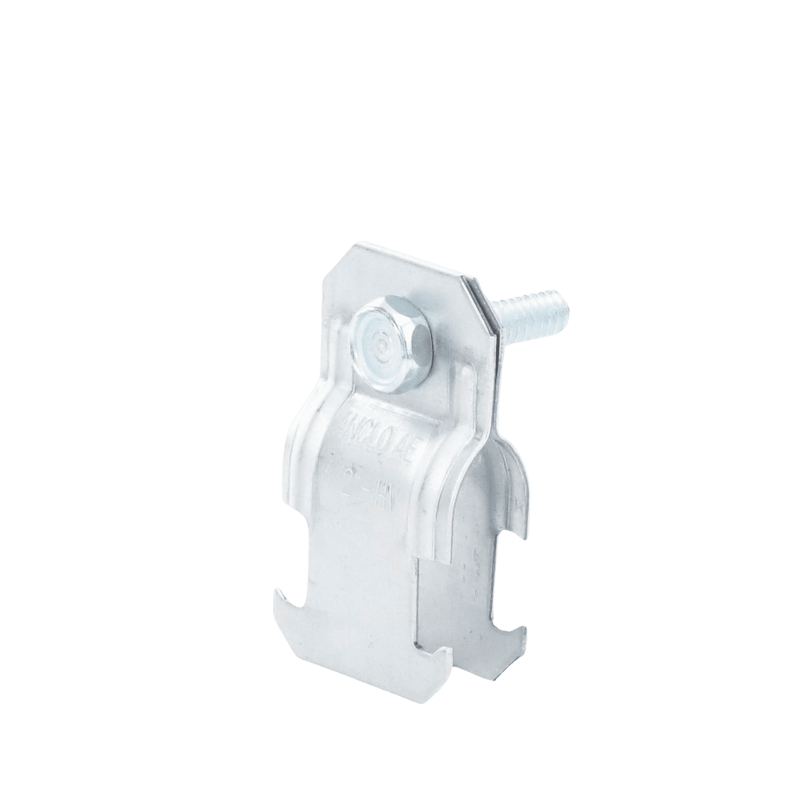 Abrazadera Unicanal para Conduit Pared Gruesa y PVC de 1/2″ (13 mm). ANC-AE-12 - ANCLO