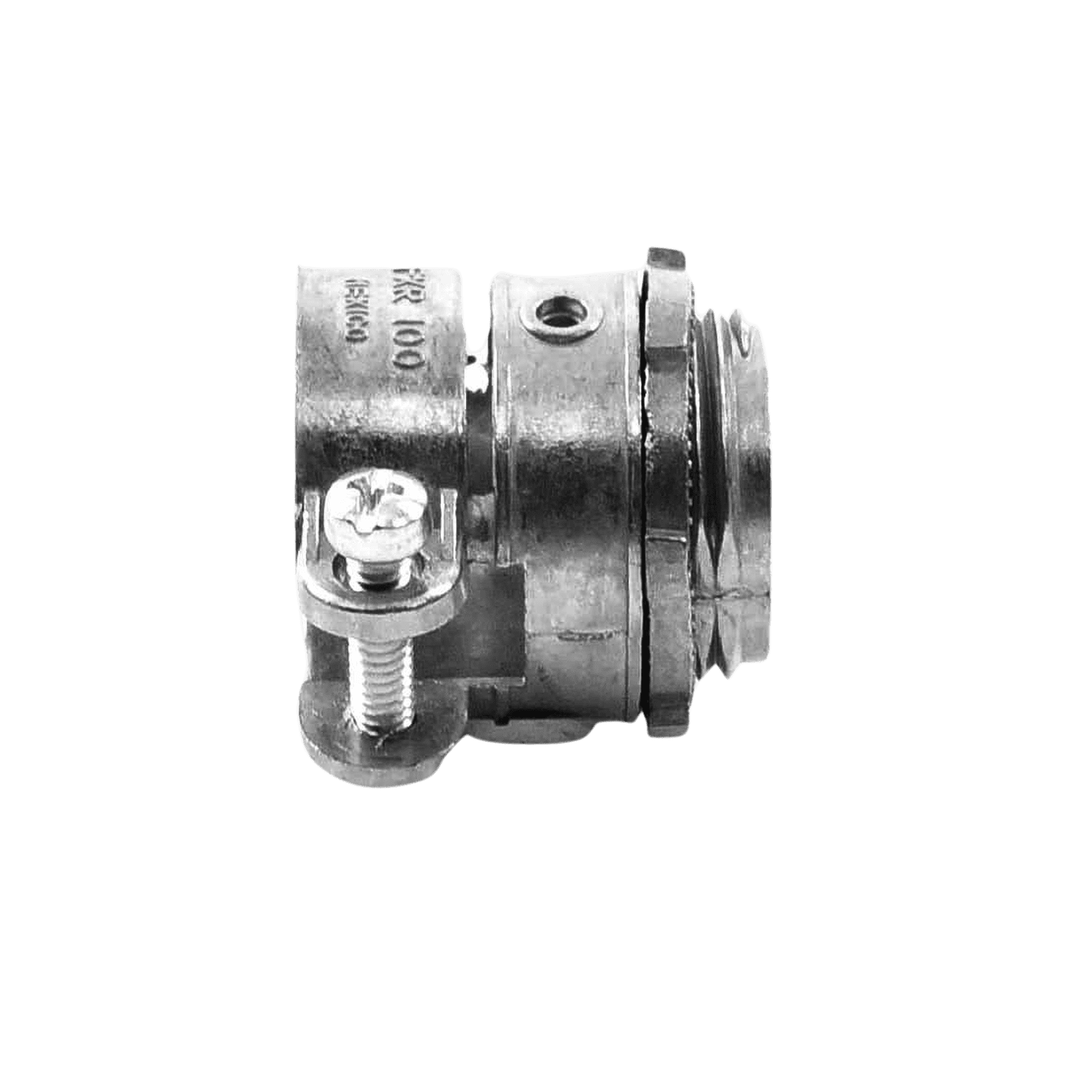 Conector recto para tubo flexible de 1″ (25 mm). ANC-FXR100 - ANCLO