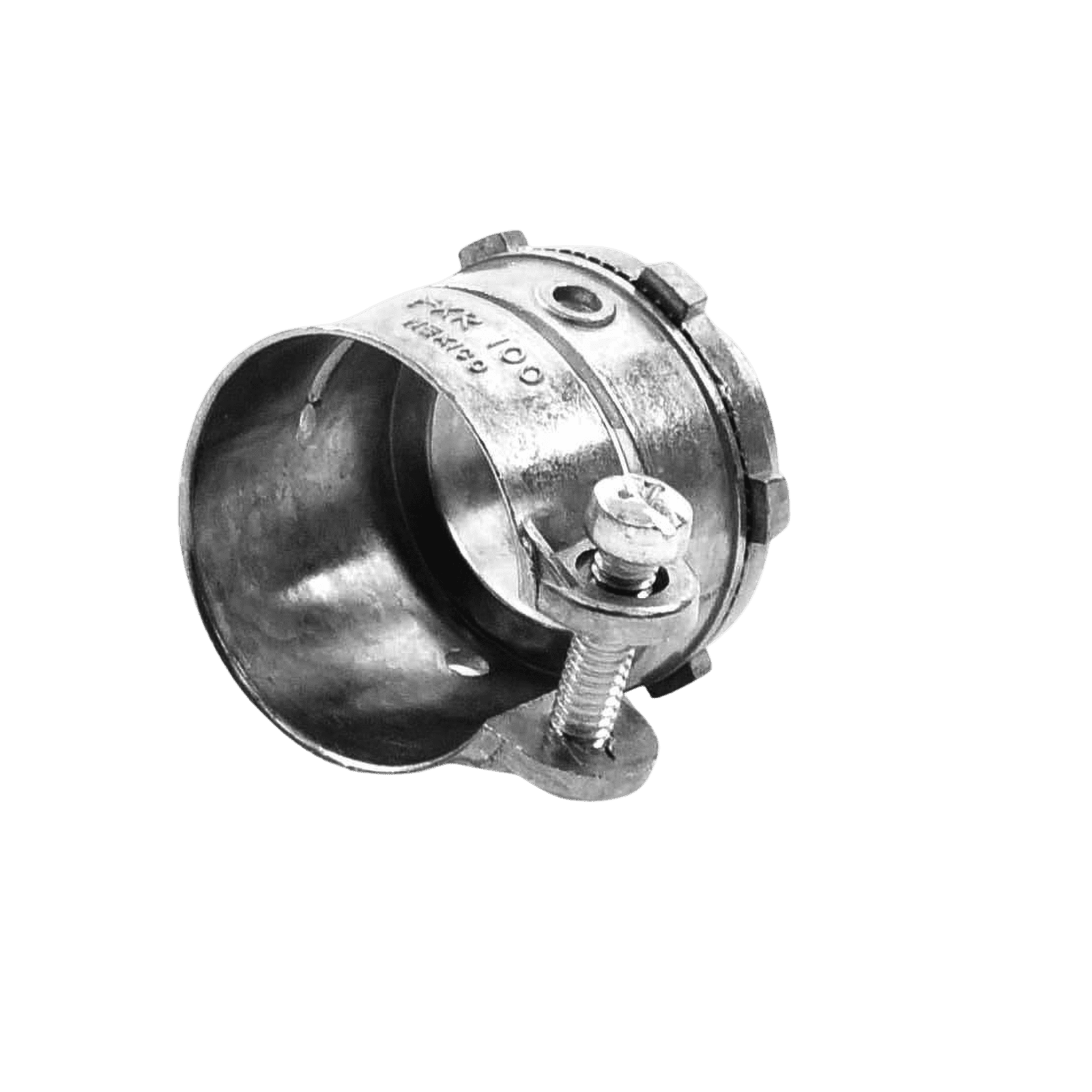 Conector recto para tubo flexible de 1″ (25 mm). ANC-FXR100 - ANCLO
