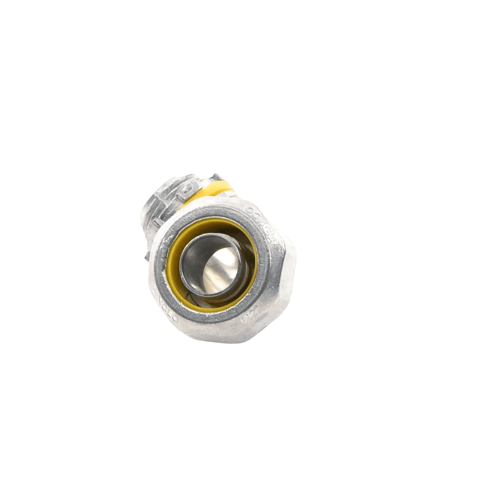 Conector Curvo para tubo tipo Liquidtight de 1/2″  (13 mm). Compatible con ANC-COT12. ANC-HLC-12 - ANCLO