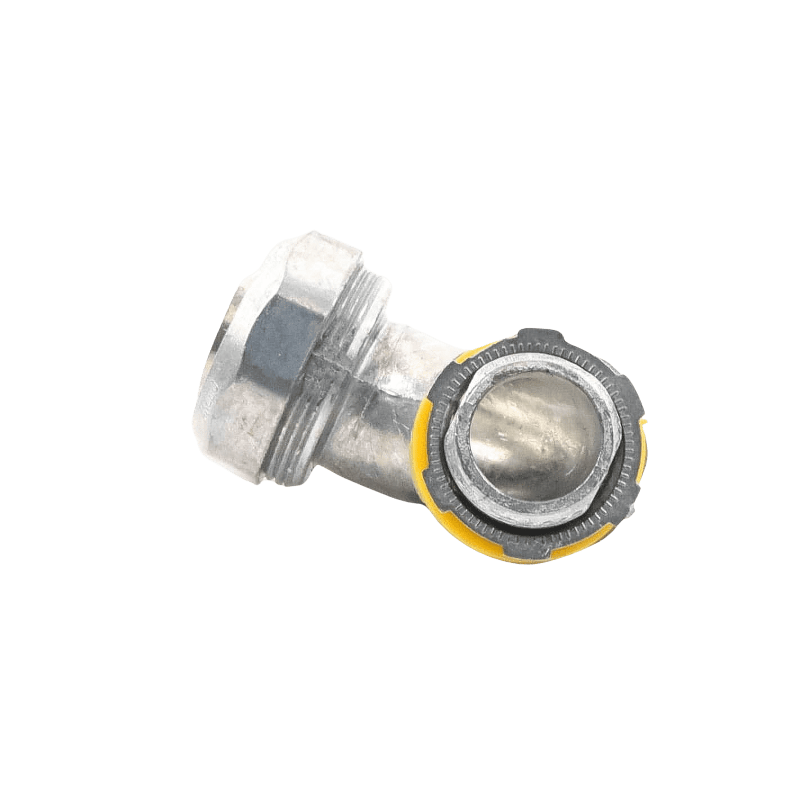 Conector Curvo para tubo tipo Liquidtight de 3/4″ (19 mm). Compatible con ANC-COT34. ANC-HLC-34 - ANCLO