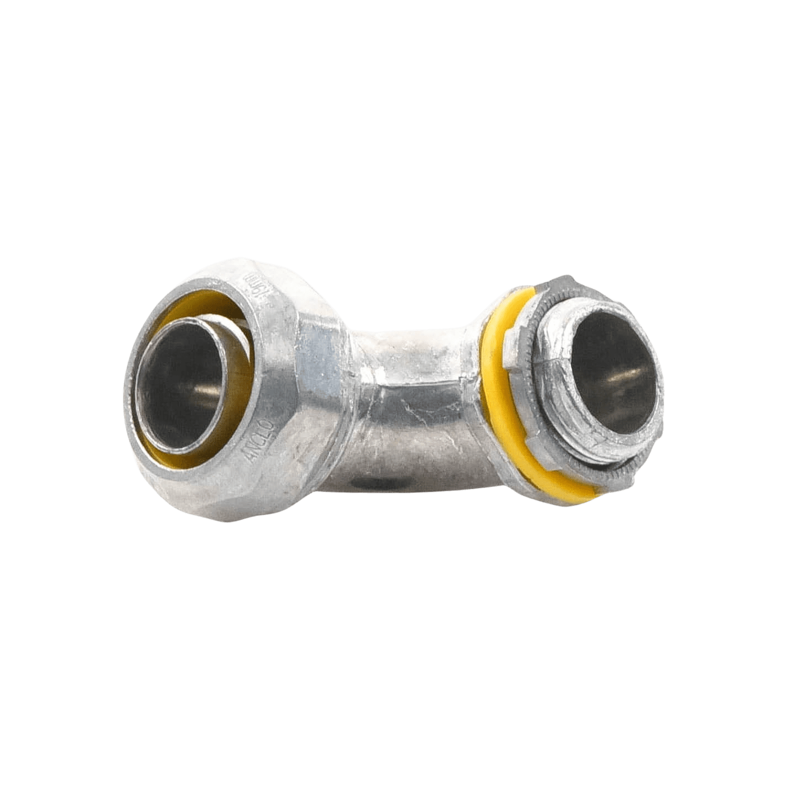 Conector Curvo para tubo tipo Liquidtight de 3/4″ (19 mm). Compatible con ANC-COT34. ANC-HLC-34 - ANCLO