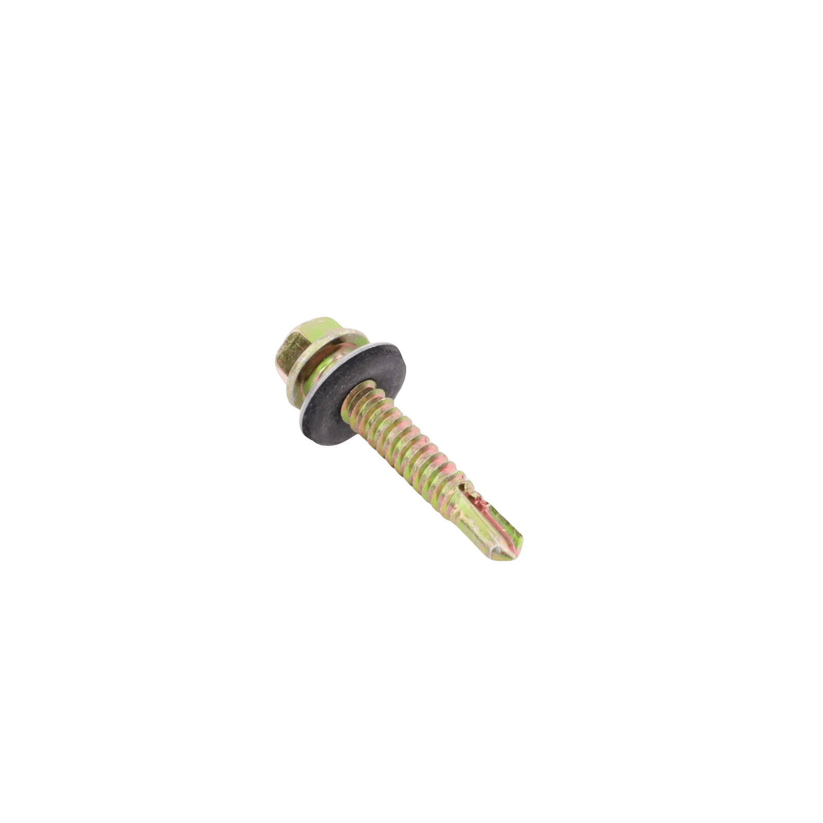 Tornillo Punta Broca Sello Montado 6.5 X 38 mm (1/4″ X 1 1/2″) Caj. C/100pz. ANC-PAS-14112 - ANCLO
