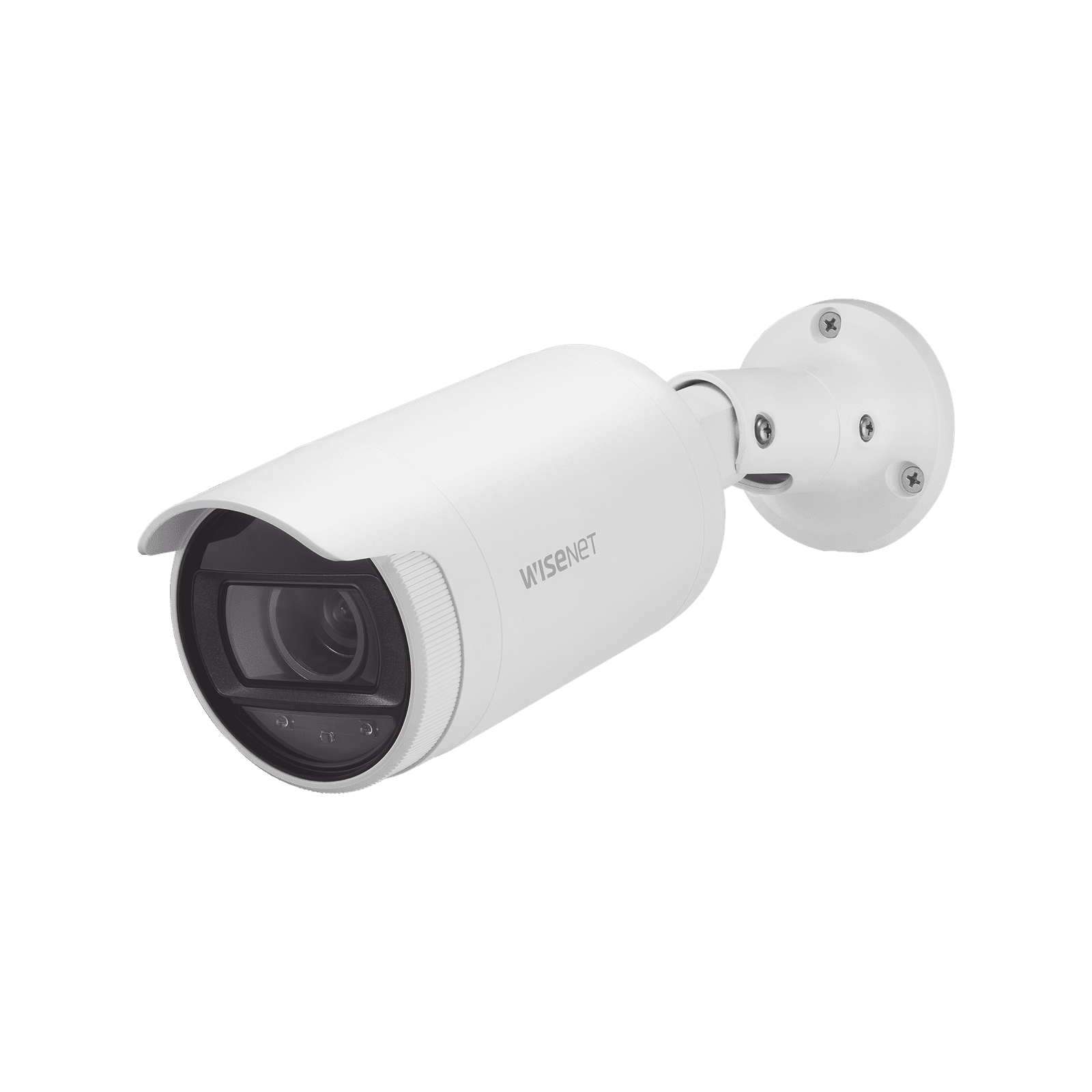 Cámara IP Tipo Bala Antivandálica 2 Megapíxel / Lente 3.3 a 10.3 mm / IR 30M / WDR 120db / IP66 / H.265 & WiseStream / Modo pasillo AN-OL6082R - Hanwha Techwin Wisenet