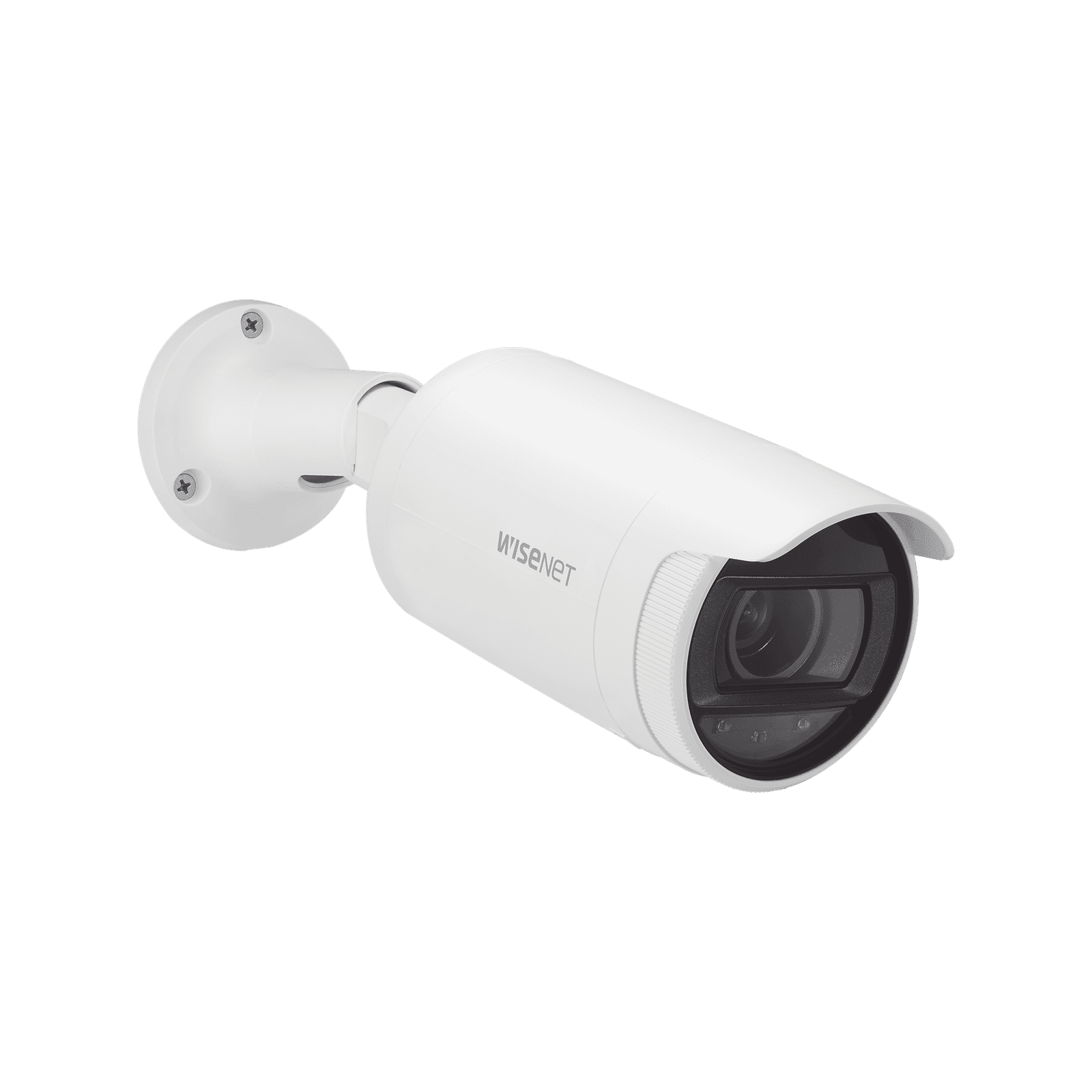Cámara IP Tipo Bala Antivandálica 2 Megapíxel / Lente 3.3 a 10.3 mm / IR 30M / WDR 120db / IP66 / H.265 & WiseStream / Modo pasillo AN-OL6082R - Hanwha Techwin Wisenet