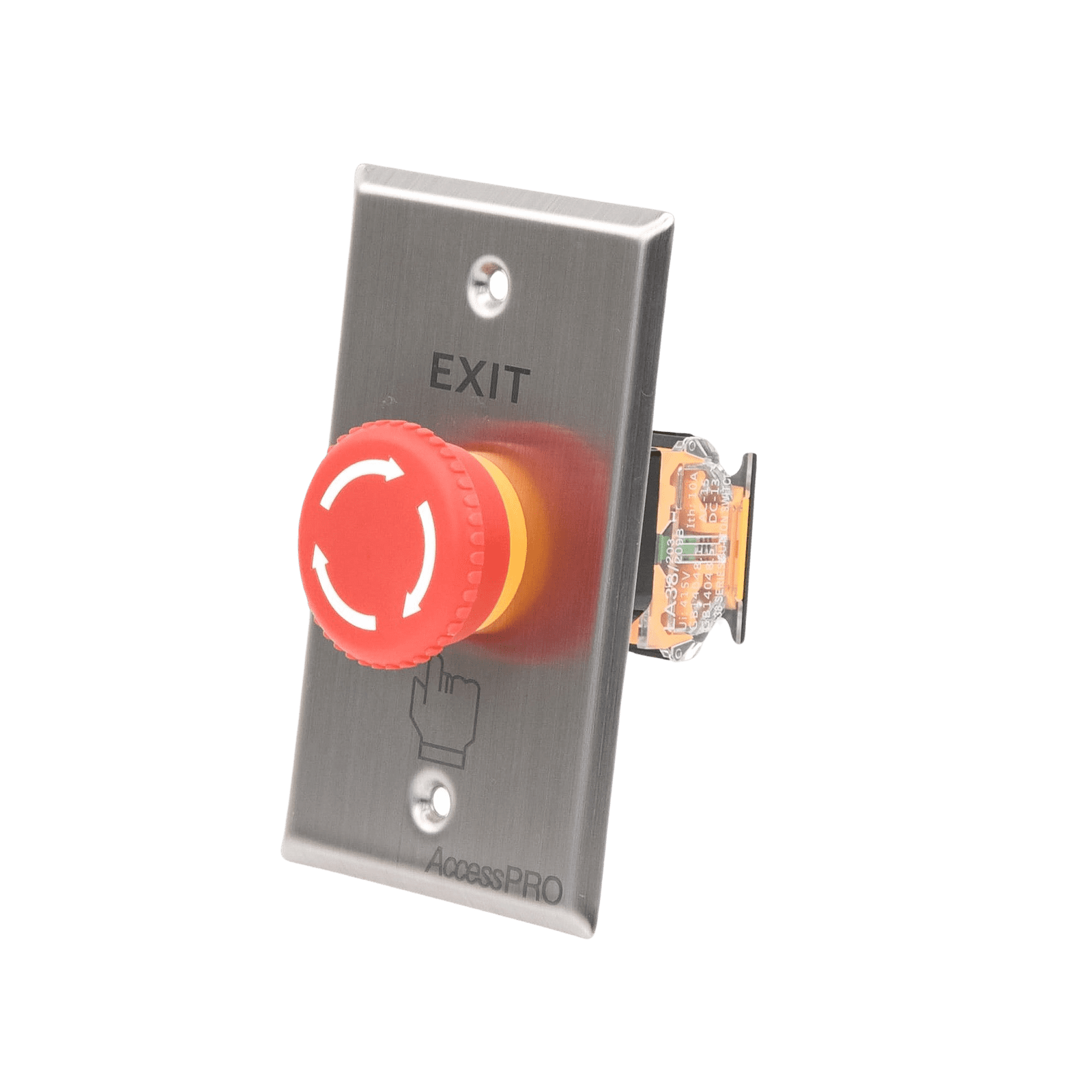 Botón de Paro de Emergencia / Salida de Emergencia en Color Rojo / Tipo enclavado APBSEMC - AccessPRO