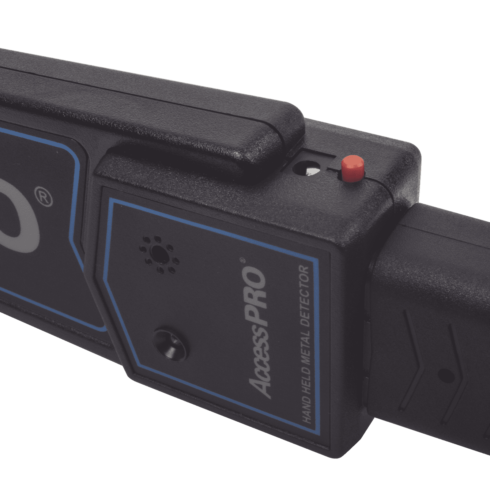 Detector de Metal Portátil para Objetos Pequeños / Protección IP31 / Indicador LED / Vibración y Alarma Audible Simultanea / Para Inspección a Detalle APME-POR - AccessPRO