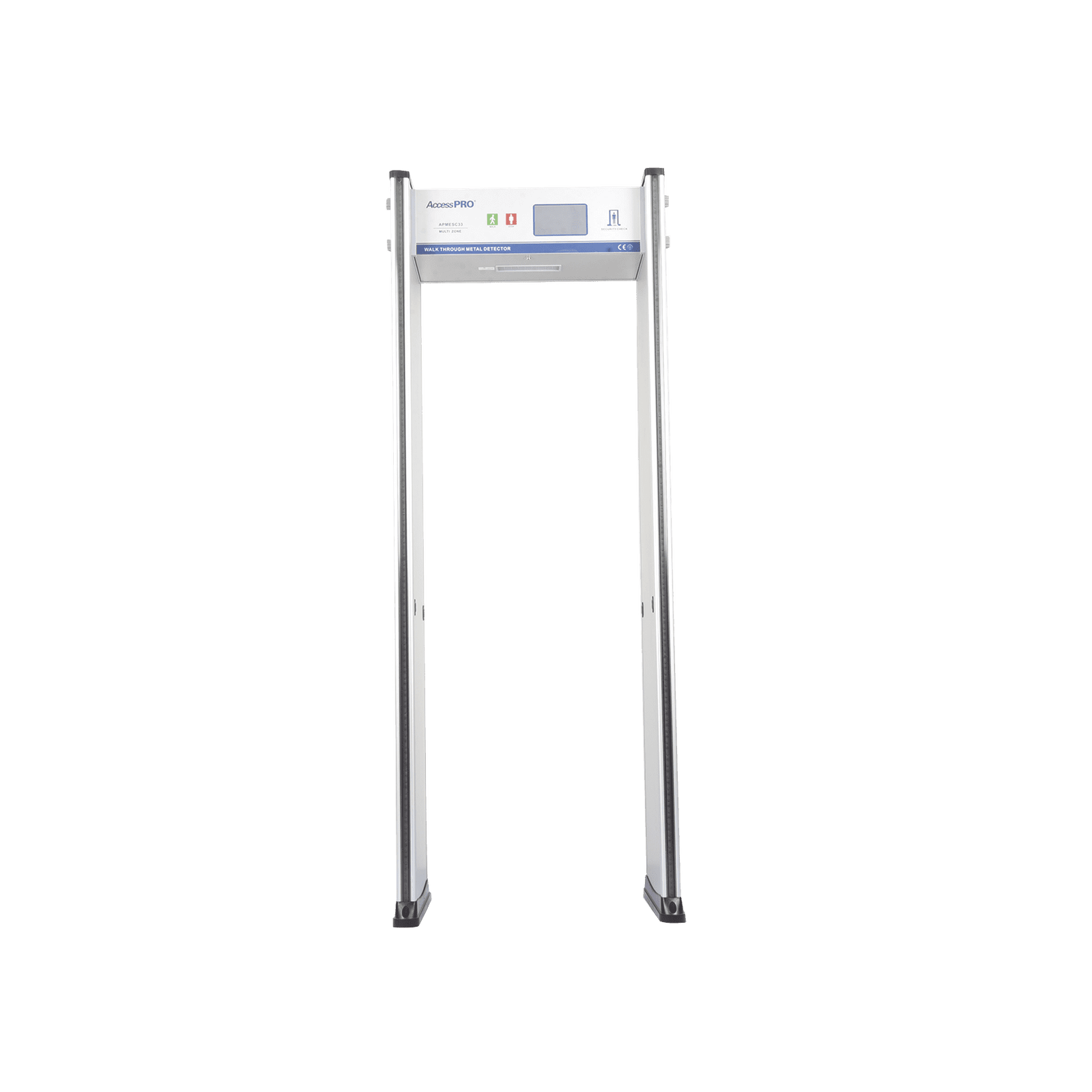 Detector de Metales de 33 zonas/ Uso en Interior/Programación por Touch Screen / Contador de Personas APMESC33 - AccessPRO