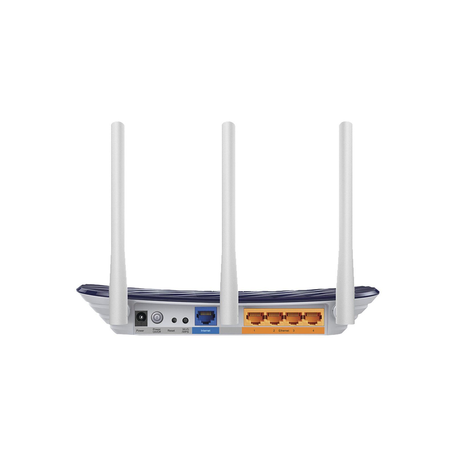 Router Inalámbrico doble banda AC, 2.4 GHz y 5 GHz Hasta 733 Mbps, 3 antenas externas omnidireccional, 4 Puertos LAN 10/100 Mbps, 1 Puerto WAN 10/100 Mbps ARCHERC20 - TP-LINK