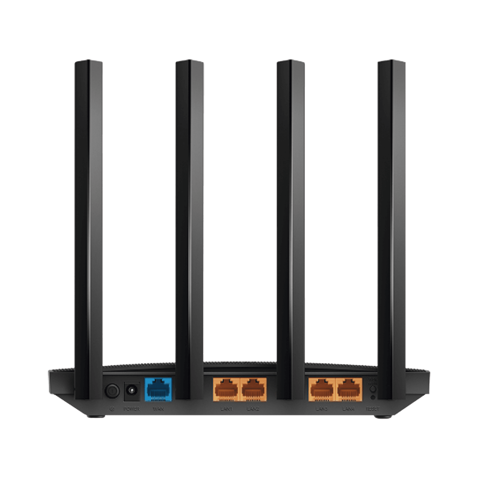 Router inalámbrico WiFi 5 ac / Wave 2 MU-MIMO 3×3 1900 Mbps / Doble Banda 2.4 y 5 GHz / 1 puerto WAN 10/100/1000 Mbps / 4 puertos LAN 10/100/1000 Mbps / Tecnología Smart Connect / Compatible con EasyMesh ARCHERC80 - TP-LINK
