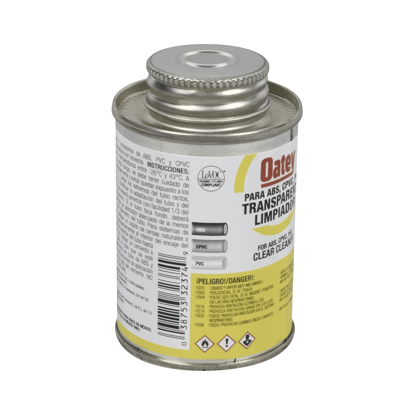 Limpiador de 946 ml ( 32 oz) para Tubo Conduit PVC, CPVC y ABS. ATUP-32-LI - AMANCO-WAVIN