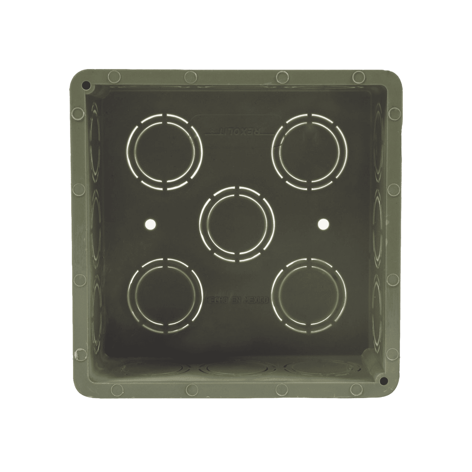 Caja Cuadrada de 1/2″ – 3/4″ para PVC Conduti Pesado. ATUP34CA - AMANCO-WAVIN