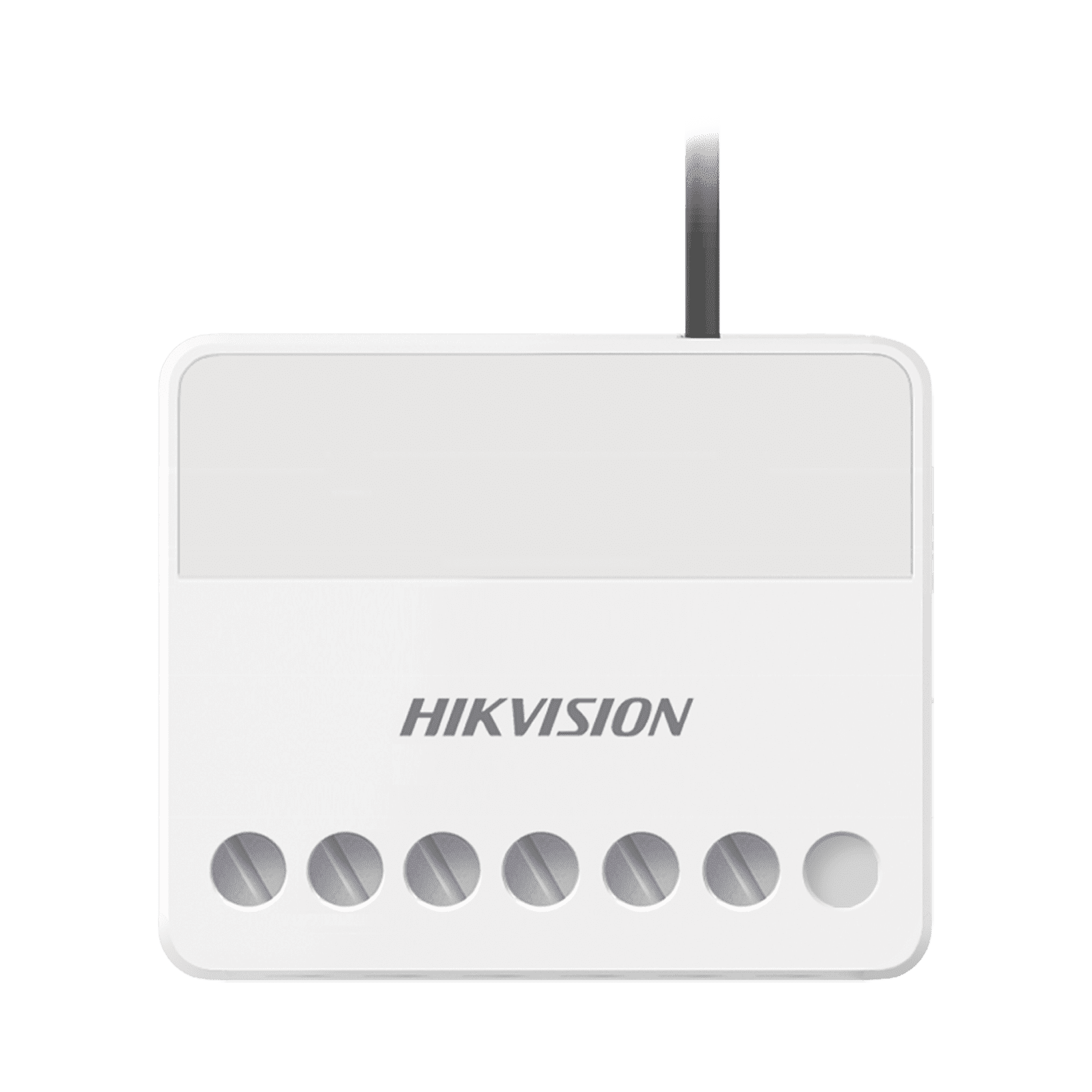 (AX PRO) Relevador Inalámbrico / 1 Entrada de Alarma 24/7 / 1 Salida de Relevador 0 a 36 Vcc (Max. 5 A) DS-PM1-O1L-WB - HIKVISION