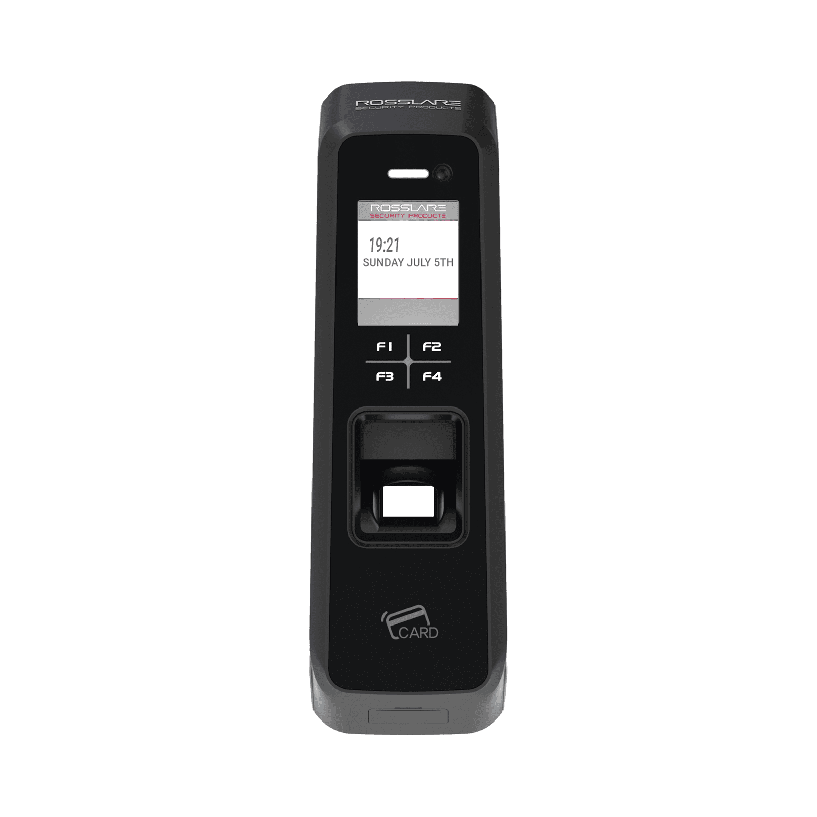 Lector de huella con LCD/ 4 Botones de Función / lector  Mifare 13.56 Mhz y Bluetooth AYB9250BTU - ROSSLARE SECURITY PRODUCTS