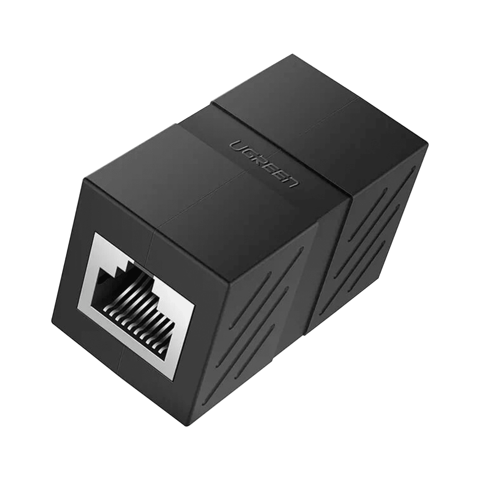 Acoplador (Extensor de Cable Ethernet RJ45 a RJ45) | 1000Mbps | Compatibilidad con Cat7 Cat6A Cat6 Cat5e | Compatible con POE | Ignífugo | ABS 20390 - UGREEN