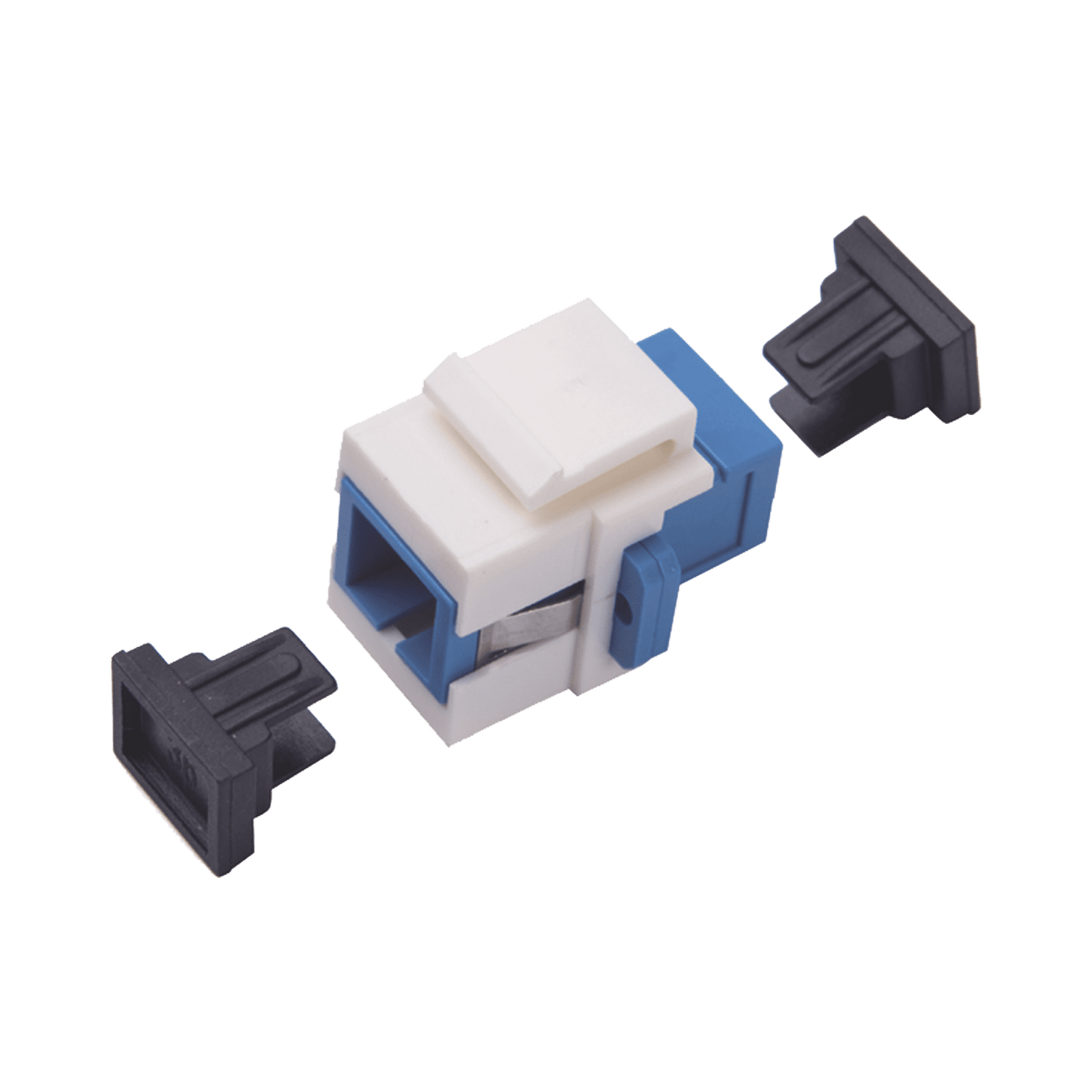 Acoplador Keystone de fibra óptica Monomodo SC/PC Simplex a SC/PC Simplex LP-FO-AD-6126 - LINKEDPRO BY EPCOM