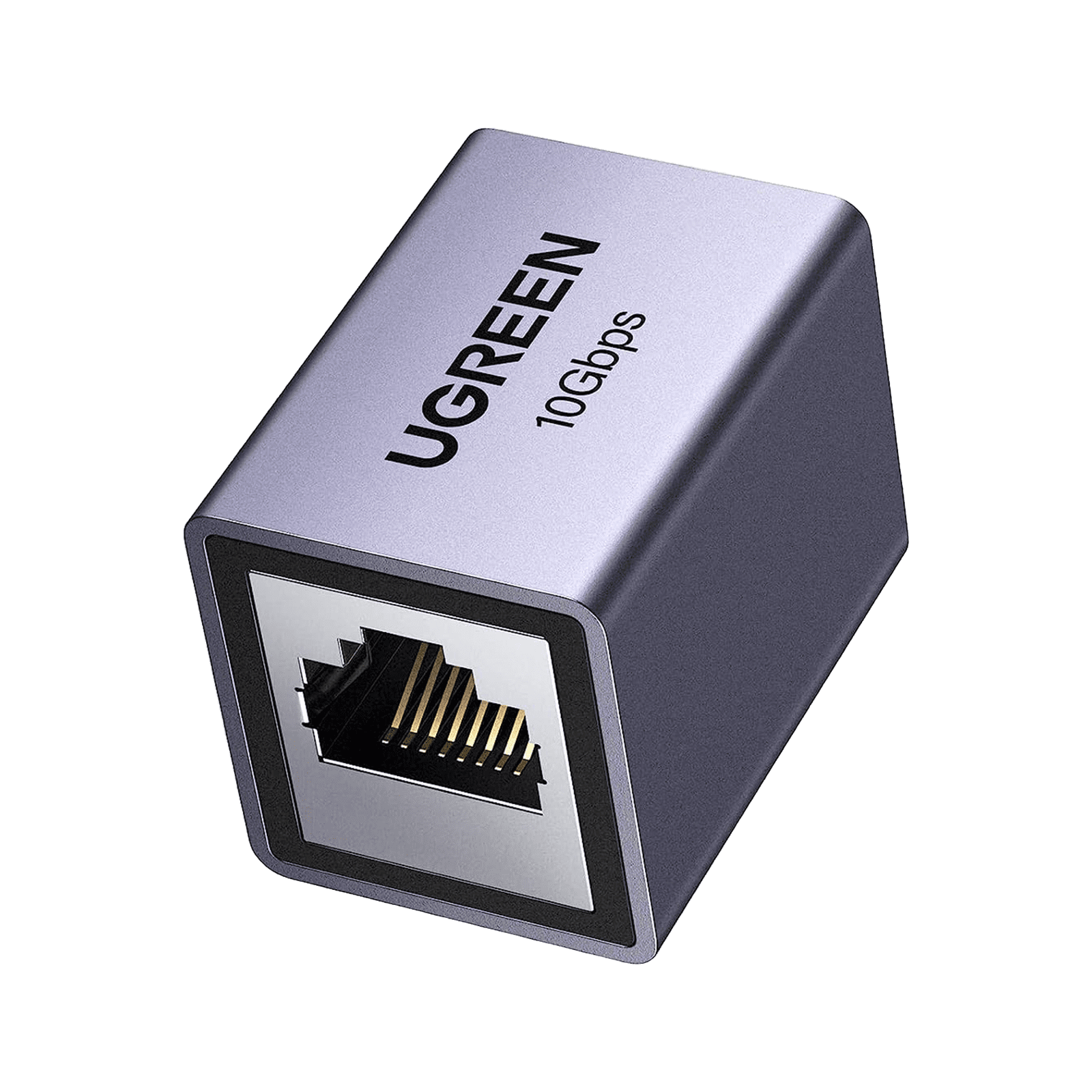 Acoplador STP (Extensor de Cable Ethernet RJ45) | 10Gbps | Blindado | Compatibilidad con Cat8 Cat7 Cat6 Cat5e | Hasta 100 metros | Aleación de Aluminio 15117 - UGREEN