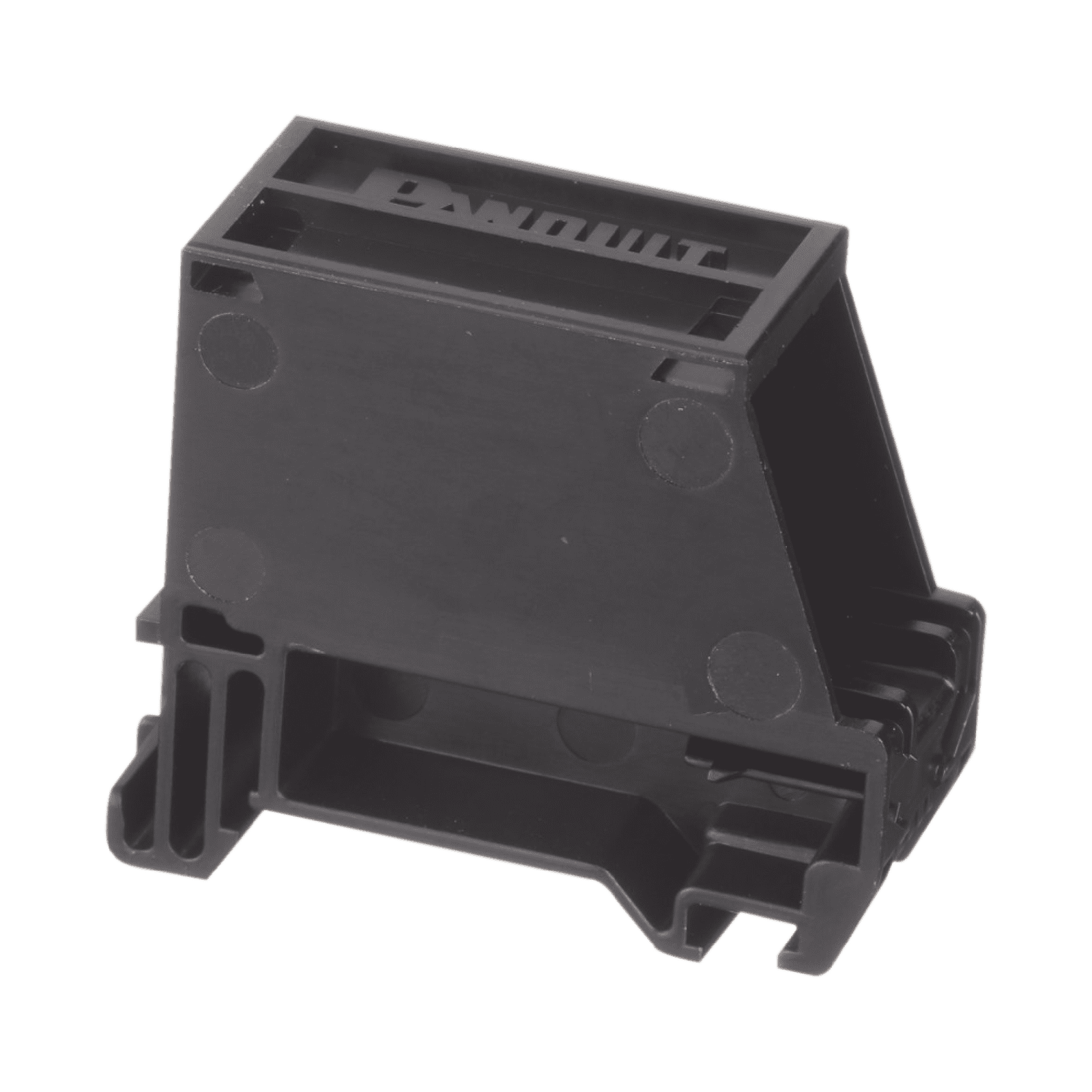 Adaptador de 1 Puerto, Para Conectores Tipo Mini-Com, Montaje en Riel Din Estándar de 35mm, Color Negro CADIN1BL - PANDUIT