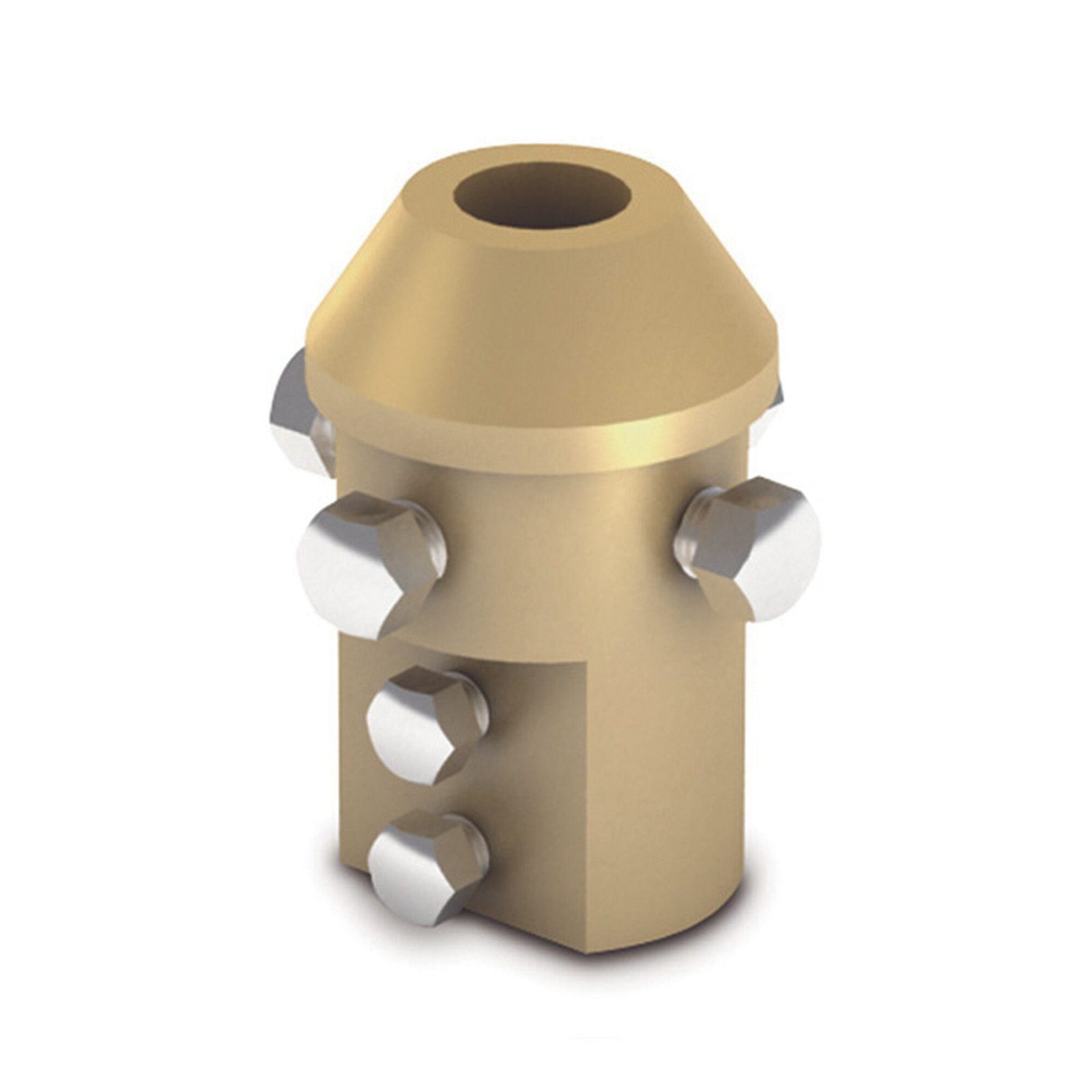 Adaptador de Punta Pararrayo PDC en Mástil 1 1/2″. AT-011-A - APLICACIONES TECNOLOGICAS