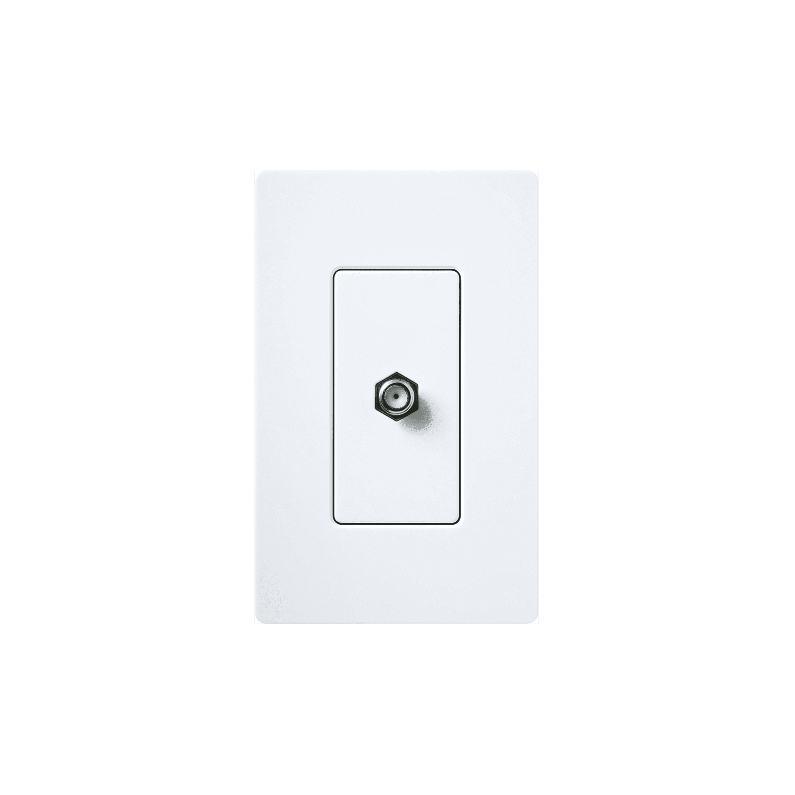 Adaptador de cable coaxial, de pared para cable de TV. CACJWH - LUTRON ELECTRONICS