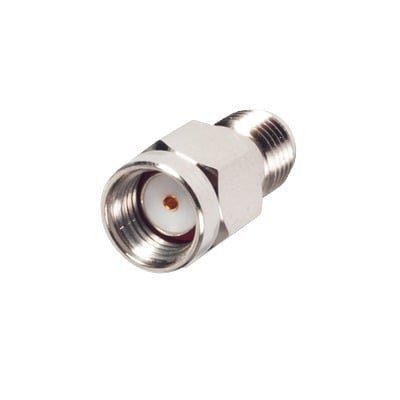 Adaptador en Línea de Conector SMA Macho Inverso a SMA Hembra, Níquel/ Oro/ Teflón. RP-3405 - RF INDUSTRIES,LTD