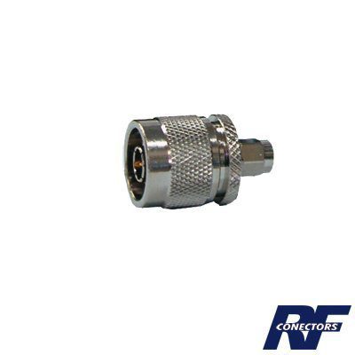 Adaptador en Línea de Conector SMA Macho a N Macho, Níquel/ Oro/ Teflón. RSA-3453 - RF INDUSTRIES,LTD