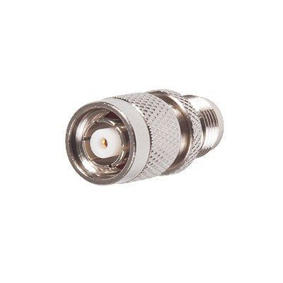 Adaptador en Línea, de Conector TNC Macho Inverso a TNC Hembra, Nquel/ Oro/ Teflón. RP-1223 - RF INDUSTRIES,LTD