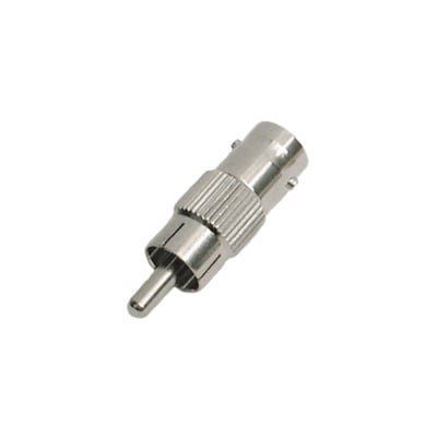 Adaptador en línea para 75 Ohm, de conector BNC hembra a RCA macho en aplicaciones de Audio-Video para cámaras, monitores y DVR´s. TT-RG-03 - EPCOM TITANIUM