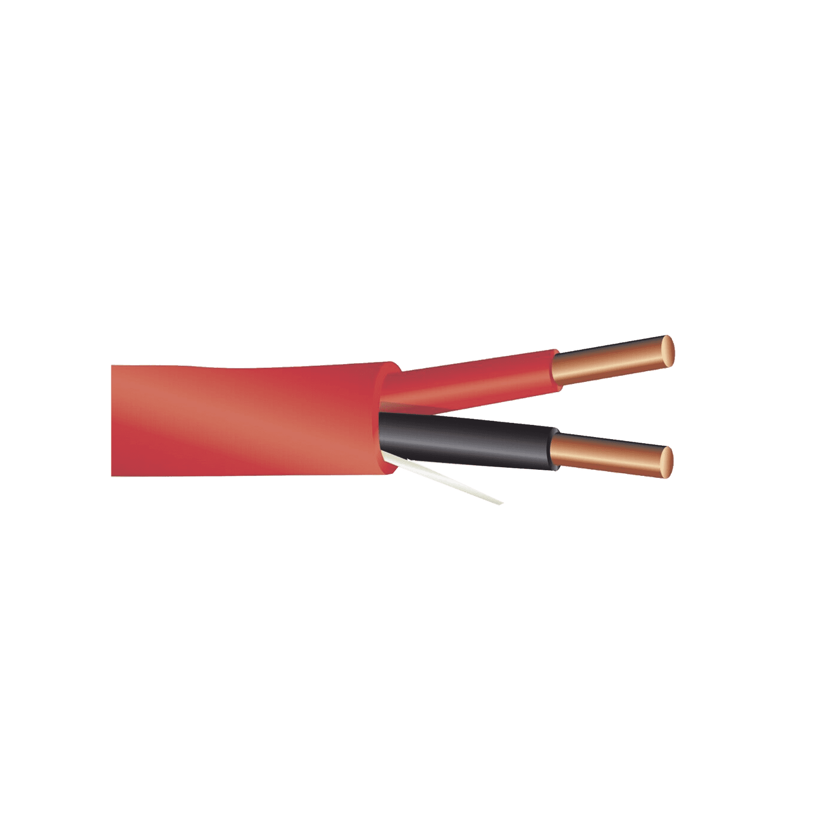 Alambre de Alarma contra Incendios – Bobina de 305 Metros: 2 x 14 AWG, Rojo, Tipo FPLR, (UL) FT4, Ideal para Sistemas de Detección y Evacuación de Incendios LP214-FIRE - LinkedPRO