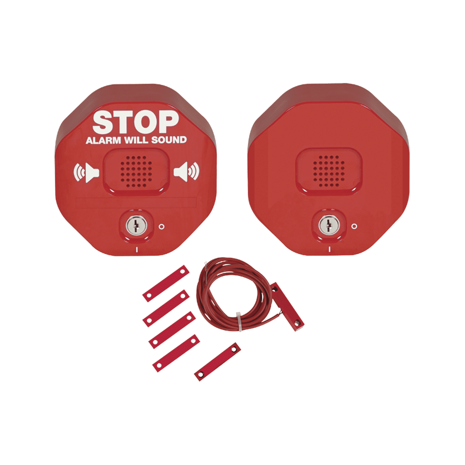 Alarma multifunción Exit Stopper® con bocina remota, para puertas dobles STI-6404 - STI