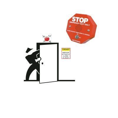 Alarma multifunción Exit Stopper® para una puerta STI-6400 - STI