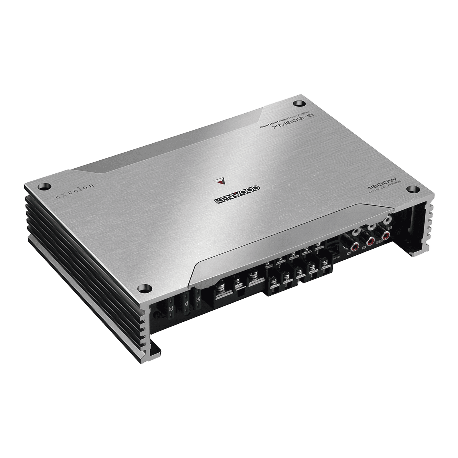 Amplificador de audio clase D de 5 canales de 1600 W de salida máxima XM802-5 - JVC KENWOOD