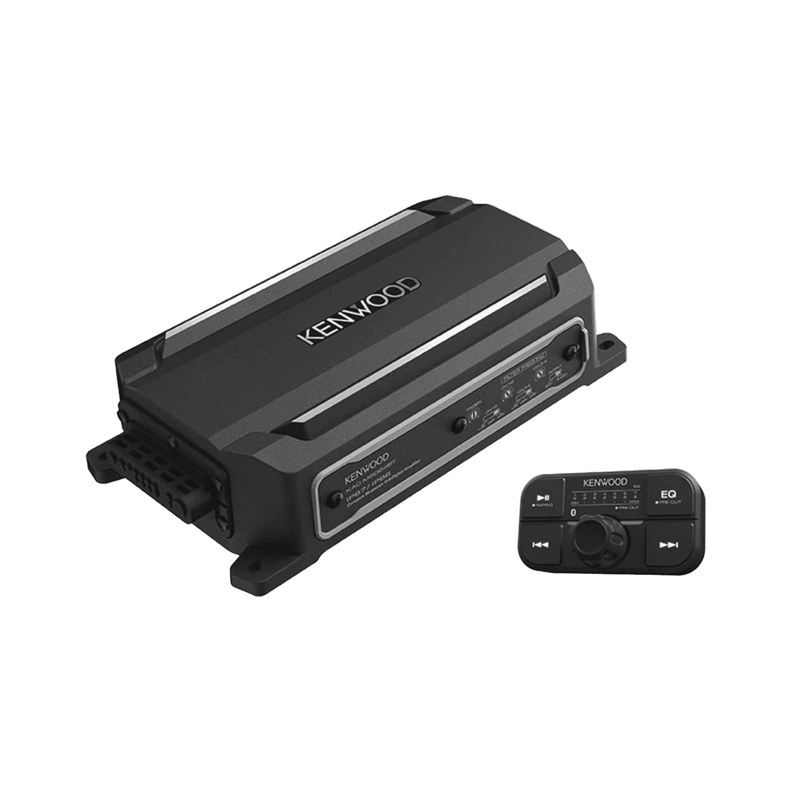 Amplificador de audio de 4 canales con control remoto y con conexión Bluetooth de 600 W de salida máxima KAC-M5024BT - JVC KENWOOD