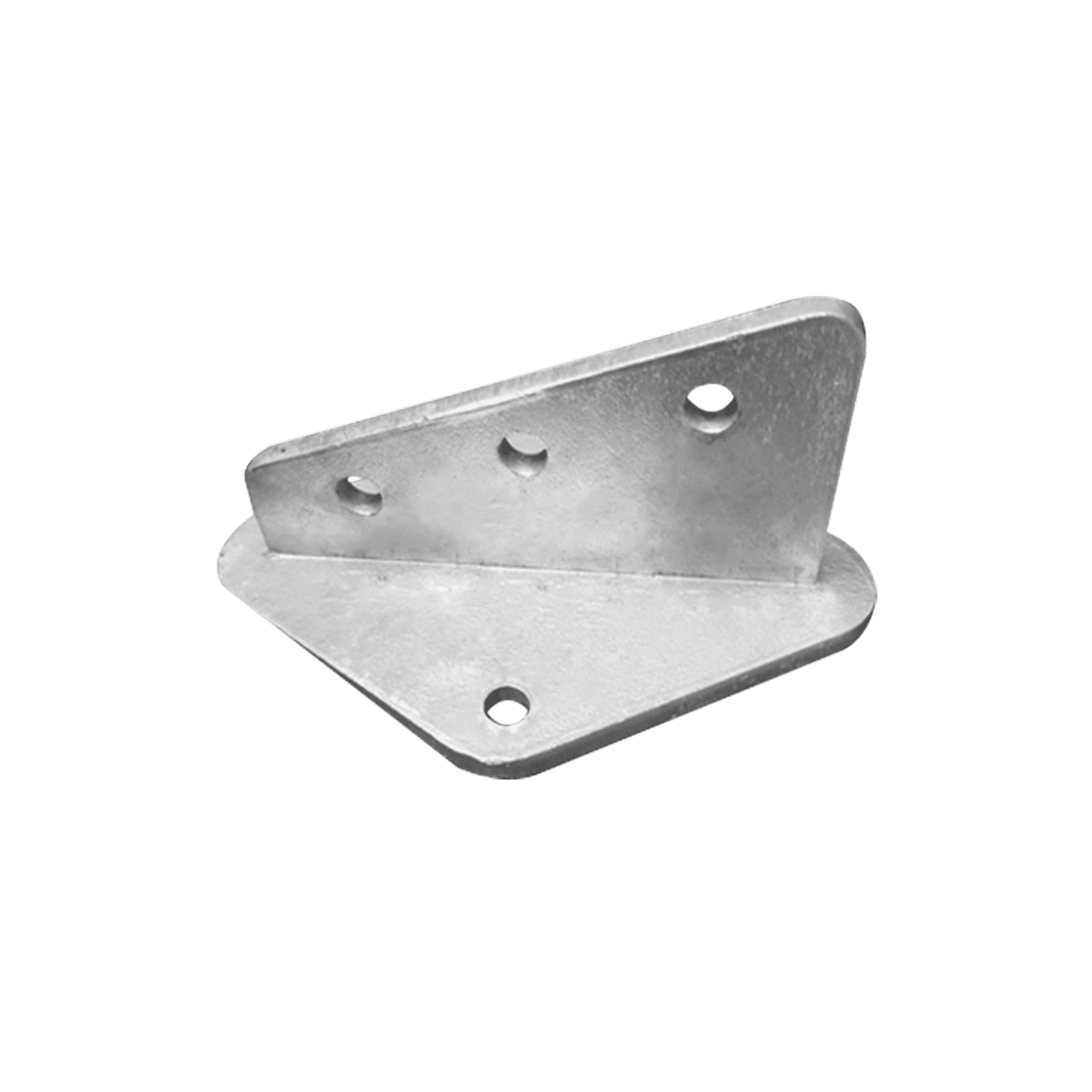 Ancla Aleta de 3 Orificios con 2 Puntos de Fijación. Uso en Fijación de mástiles. Galvanizado por Inmersión en Caliente. SLM-ANG-2G - SYSCOM TOWERS