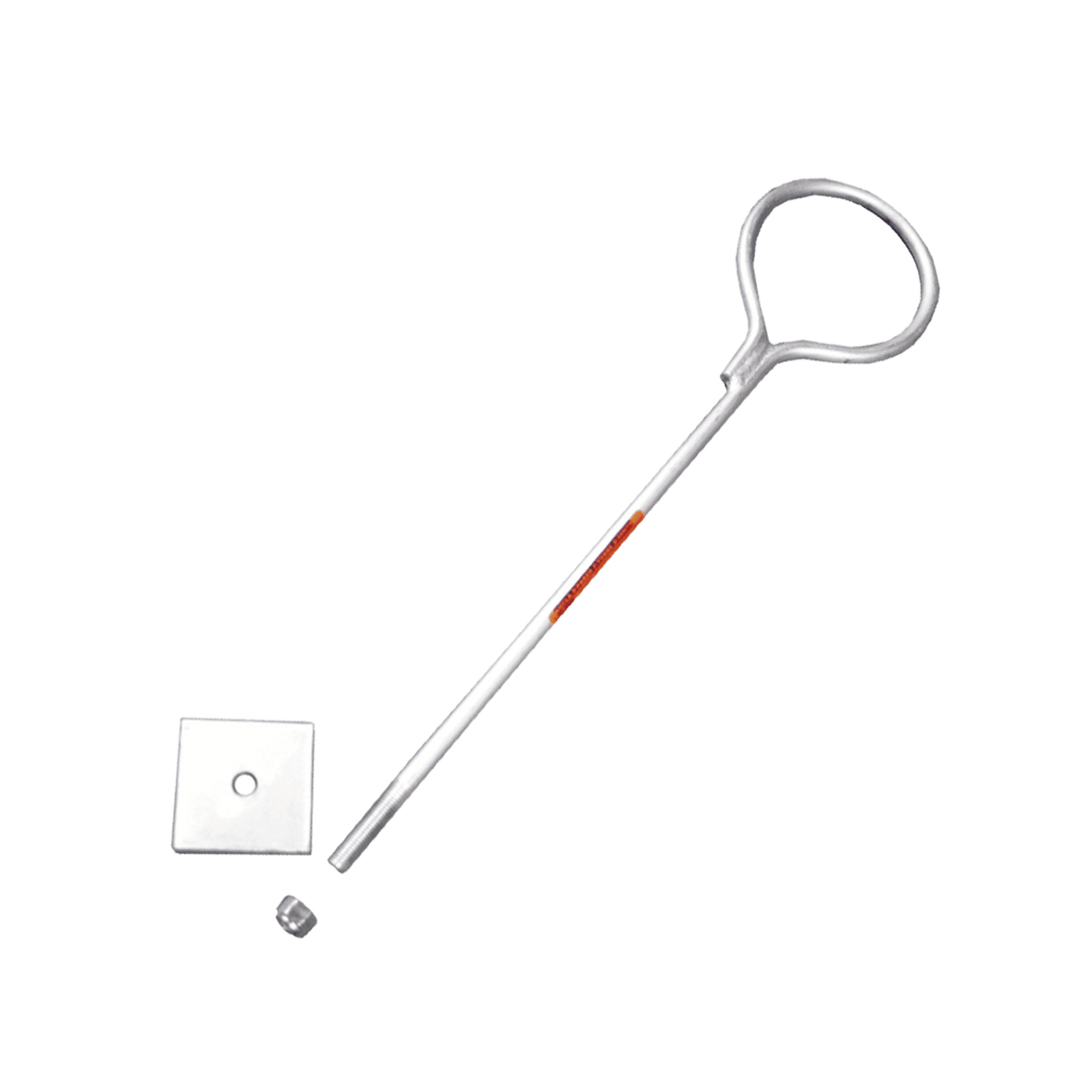 Ancla de Losa o Pared de 75 cm. de 12 cm diámetro de argolla Galvanizada por Inmersión en Caliente. SAR-45G - SYSCOM TOWERS