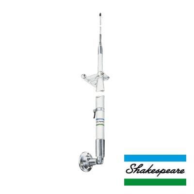 Antena Marina, Base, Banda HF, 2.-30 MHz, Armado en 3 Secciones para Facilidad de Embarque. 393 - SHAKESPEARE