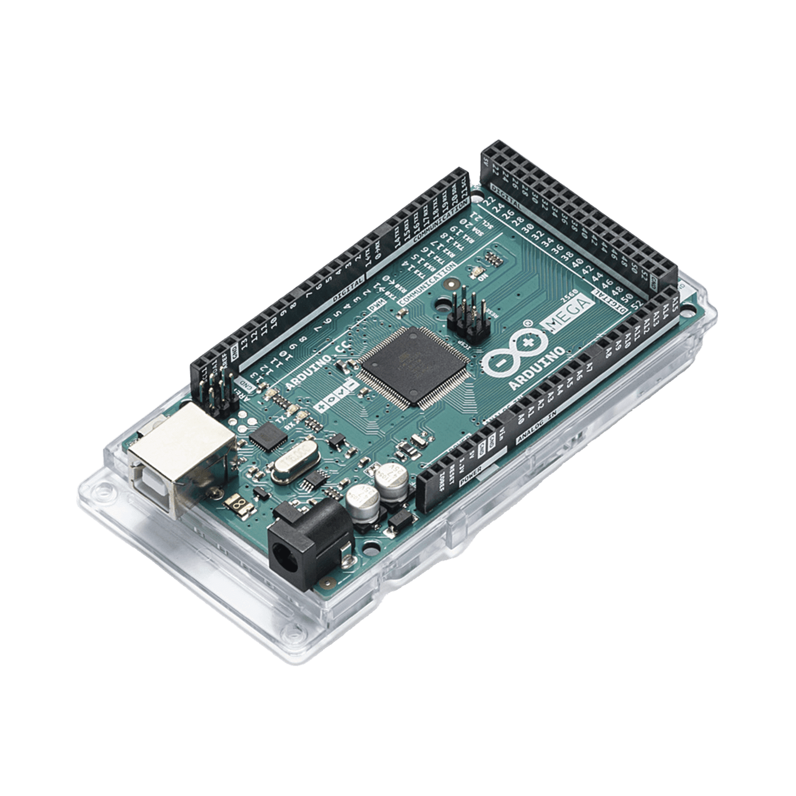 Arduino MEGA2560 REV3 / Para proyectos que requieren una mayor cantidad de IO´s , Cuatro puertos seriales, 54 pines IO (15 PWM y 16 entradas analogicas) A-000067 - ARDUINO LLC
