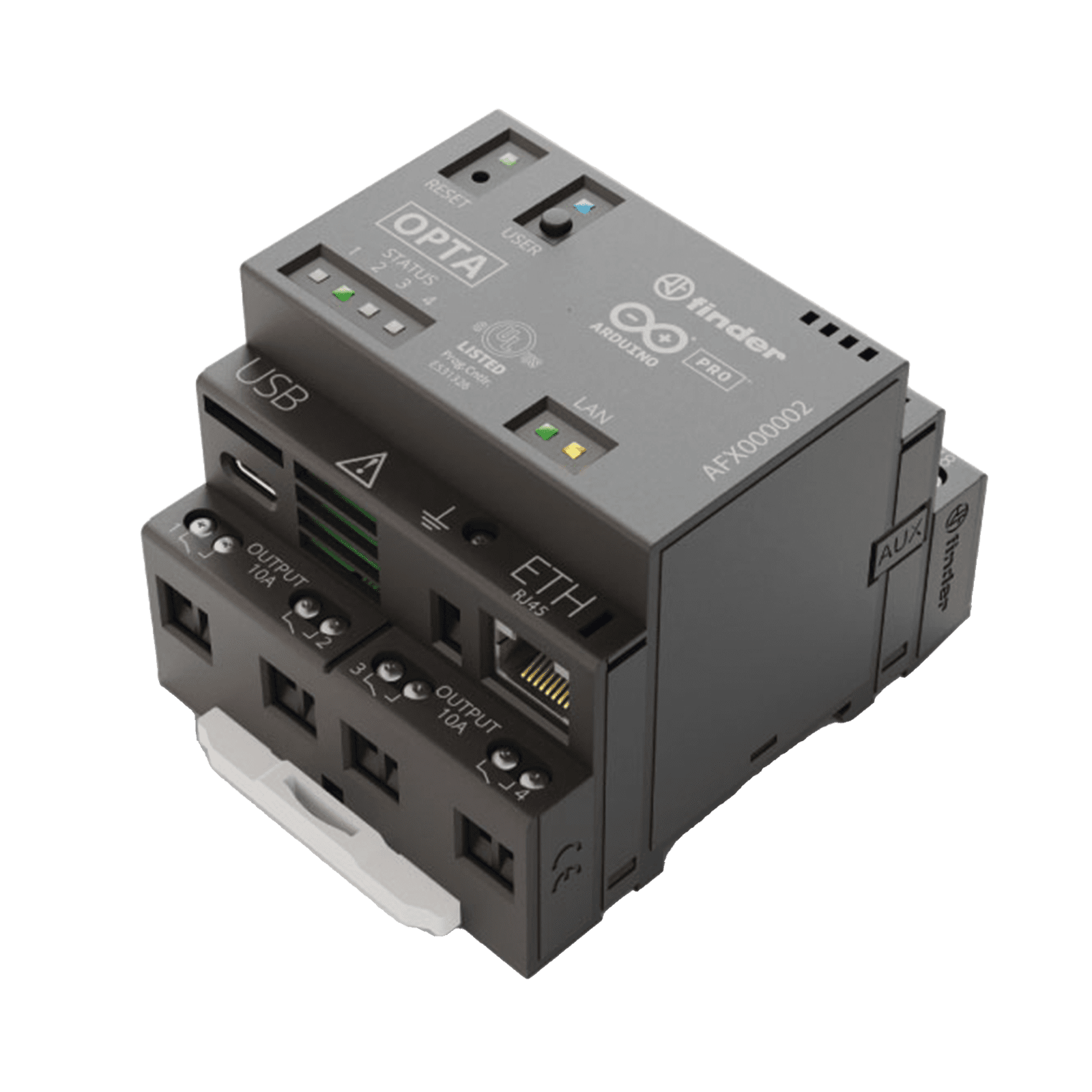 Arduino Opta Wifi / Ideal para desarrollos IOT, Industria 4.0, soporta múltiples lenguajes de programación, Ethernet,USB-C,RS-485,WI-FI,Bluetooth AFX-00002 - ARDUINO LLC