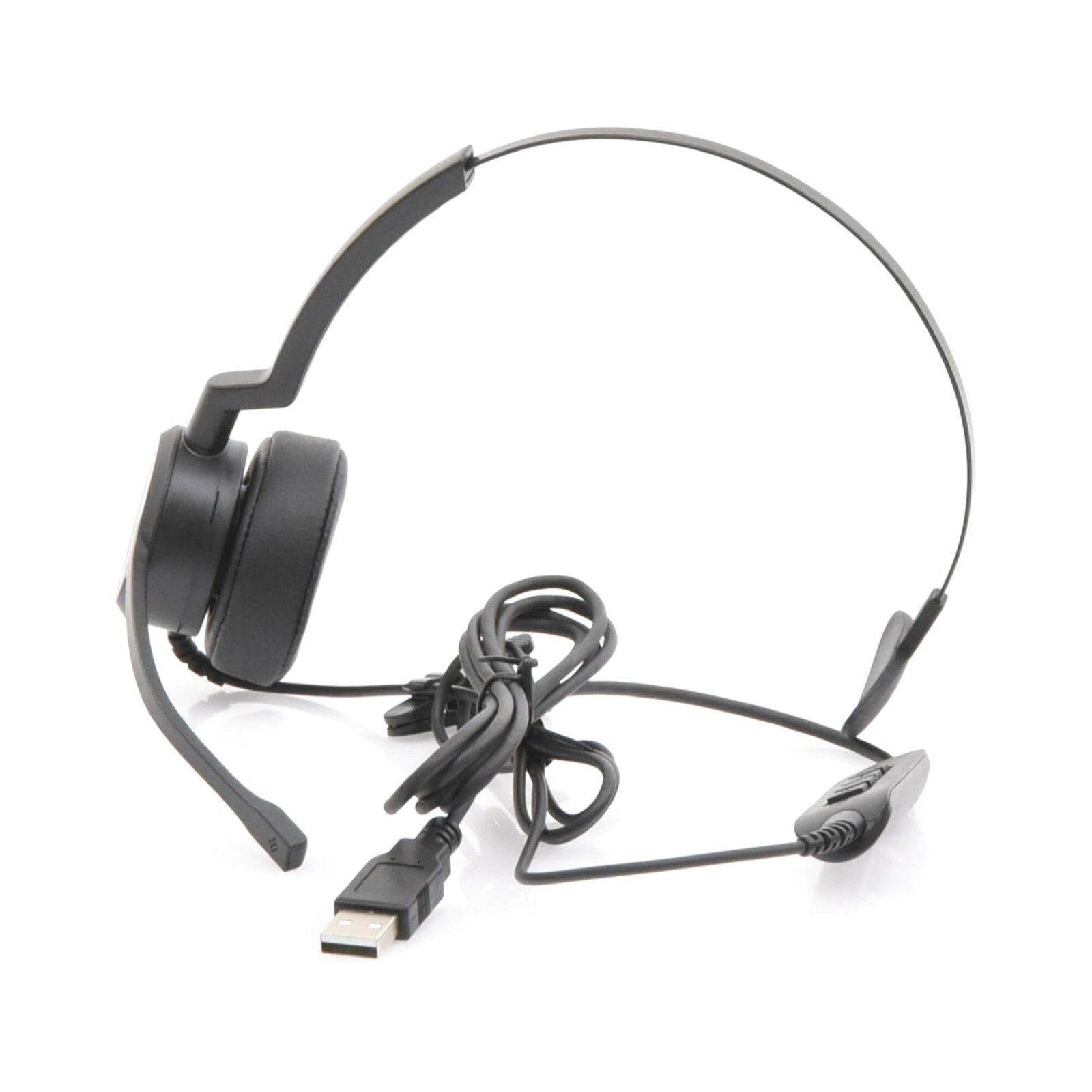 Audífonos USB de Diadema MONO con Audio HD / Micrófono con Cancelación de Ruido / Calidad para uso en Oficina PROA-HS10USB - EPCOM PROAUDIO