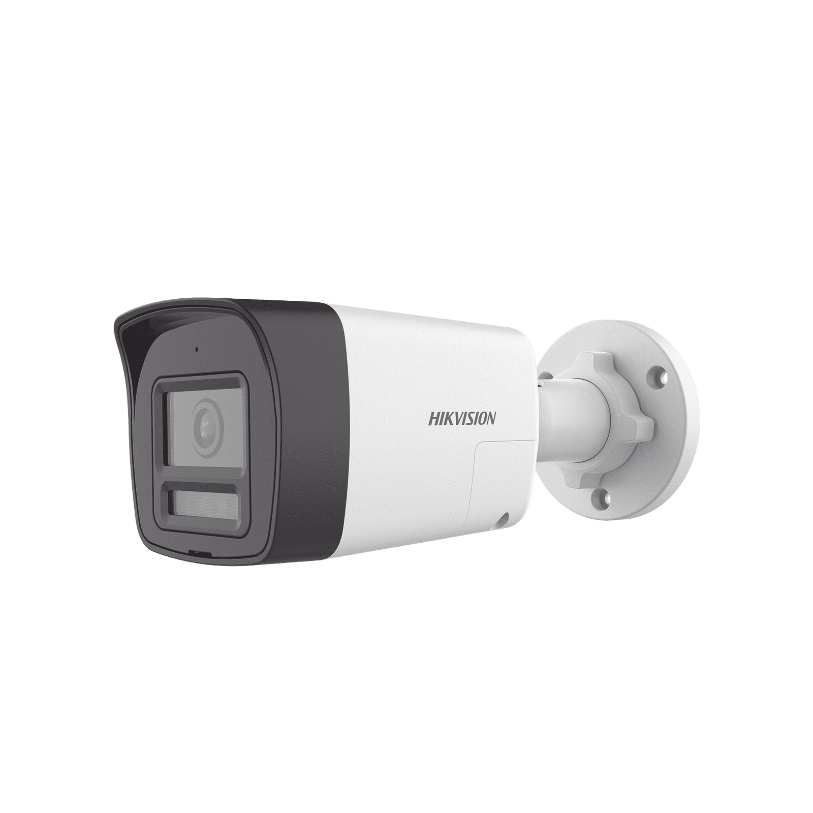 [Audio Bidireccional + Dual Light + ColorVu] Bala TURBOHD 3K  (5 Megapixel) / Lente 2.8 mm Angulo de vision 112° / 30 mts IR EXIR + 20 mts Luz Blanca / Micrófono y Bocina Integrado / Exterior IP67 / Metal / dWDR DS-2CE16K0T-LTS - HIKVISION