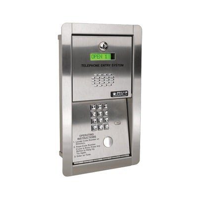 Audioportero Telefónico DKS Para 600 números Telefónicos / Control Para 2 Puertas / Gabinete Para Sobreponer/ Marcación a 16 Digitos / Linea Análoga o Digital 1802-082 - DKS DOORKING