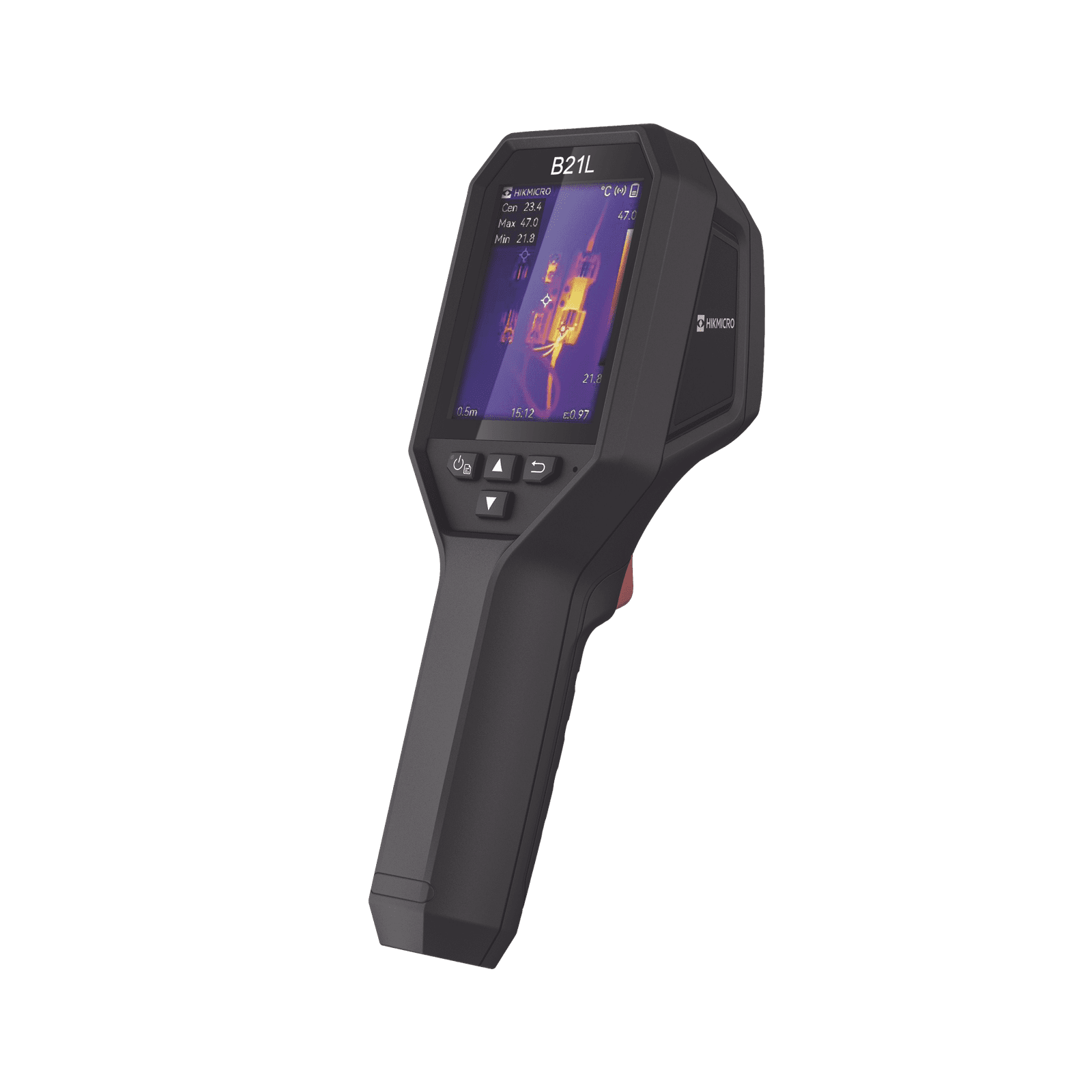 B21L – Cámara Termográfica Portátil / Resolución 256 × 192 / Lente 3.6 mm / WiFi / IP54 / Hasta 8 Horas de Funcionamiento Continuo HM-TP52-3AQF/W-B21L - HIKMICRO