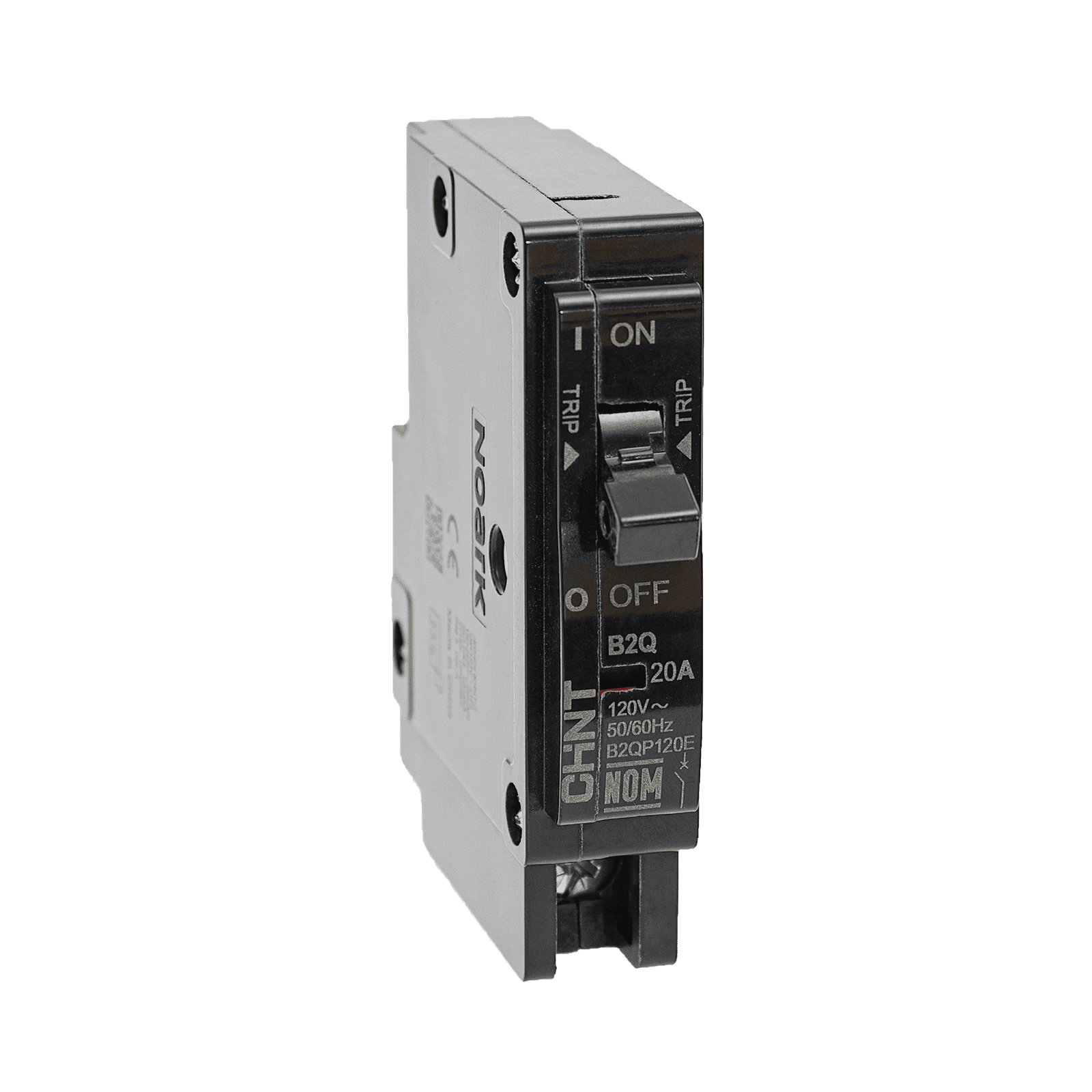 Interruptor Termomagnético Enchufable, Serie: B2Q, 1P, 50A, 120/240V (SKU:1002269) B2QP150E - CHINT