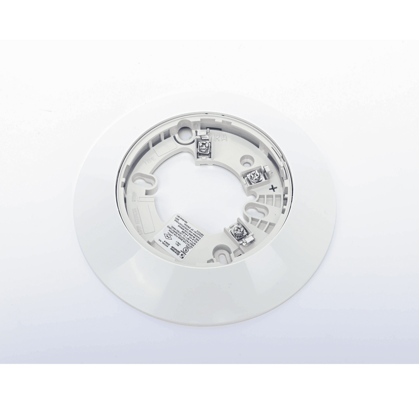 Paquete con 10 Piezas / Base de 6 Pulgadas B300-6 / Para detectores Notifier, Farenhyt, Silent Knight y Fire-Lite / Color Blanco B300-6-BP - SYSTEM SENSOR