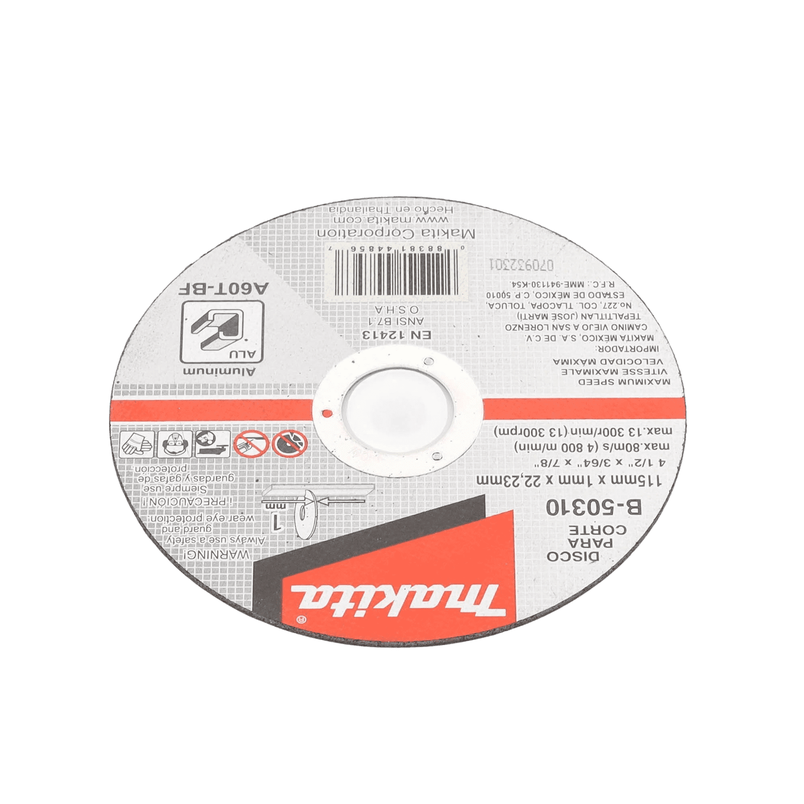 Disco de corte para Aluminio de 4 1/2″ B-50310 - MAKITA