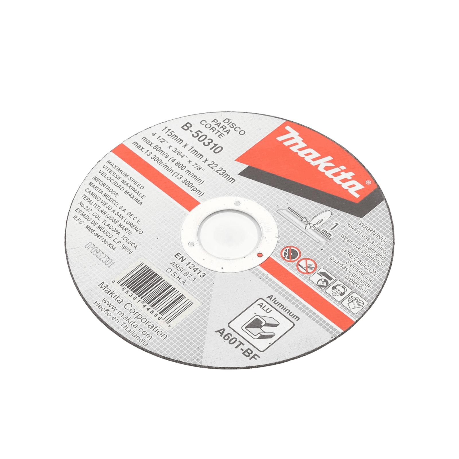 Disco de corte para Aluminio de 4 1/2″ B-50310 - MAKITA