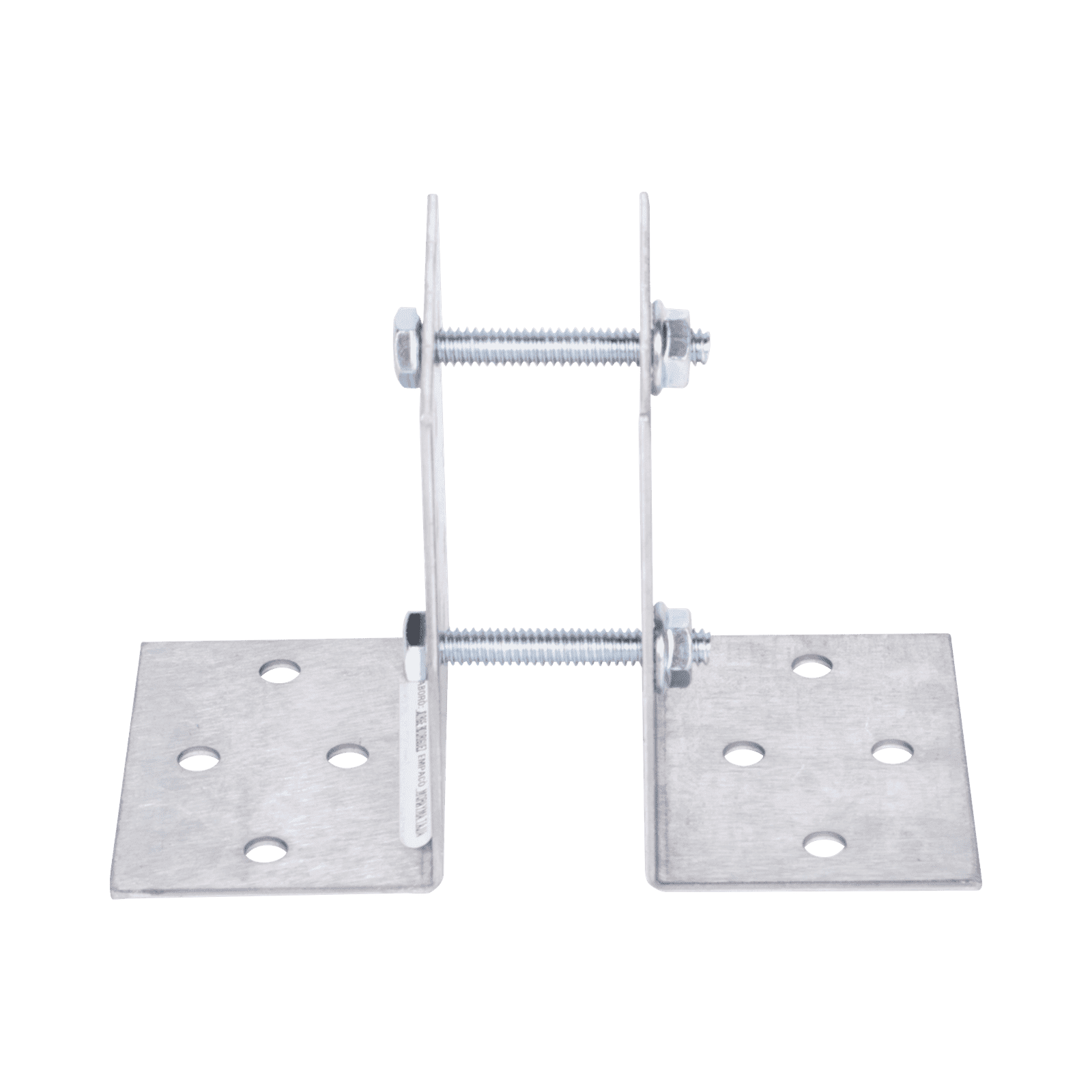 Base Multiposición para postes de paso o esquina en cercos electricos 100% Acero galvanizado. BASESYSPOST-R2 - EPCOM INDUSTRIAL