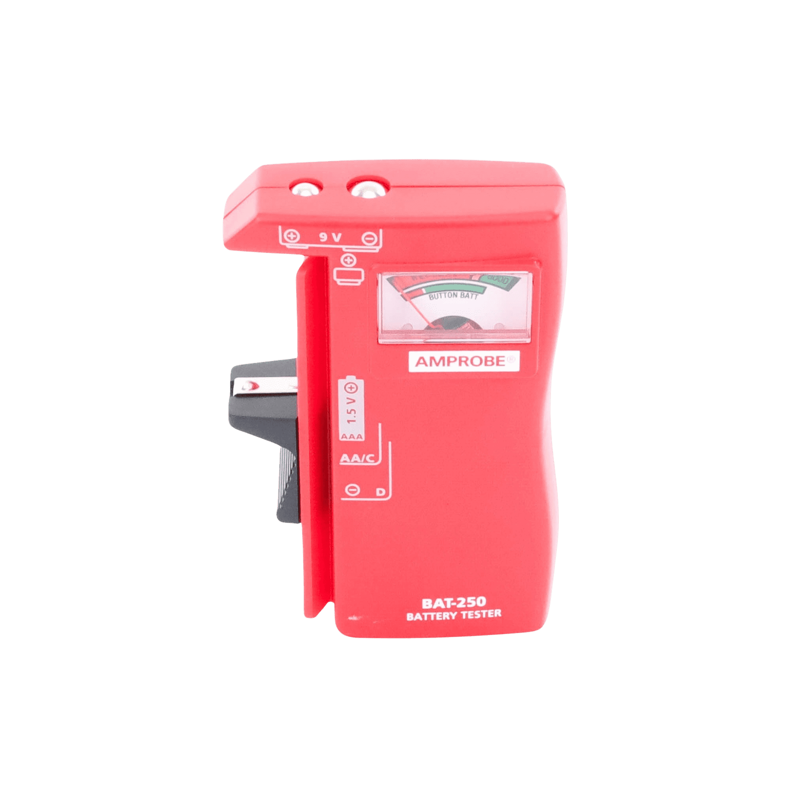 Probador de Baterías 9 Vcc / 1.5 Vcc [AA-AAA-C-D] BAT-250 - AMPROBE