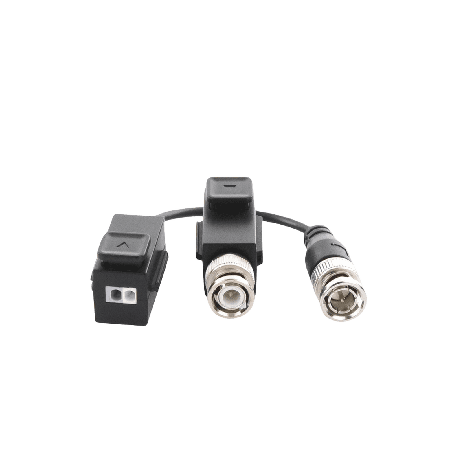 Kit de Transceptor (Balluns) TURBOHD con Boton Push / Hasta 8 MP (4K) / 100% Cobre / Soporta HD-TVI / AHD / CVI / CVBS / Audio por Coaxitron / Datos para Menu de Configurar de Cámaras BL-1H18 - HiLook by HIKVISION